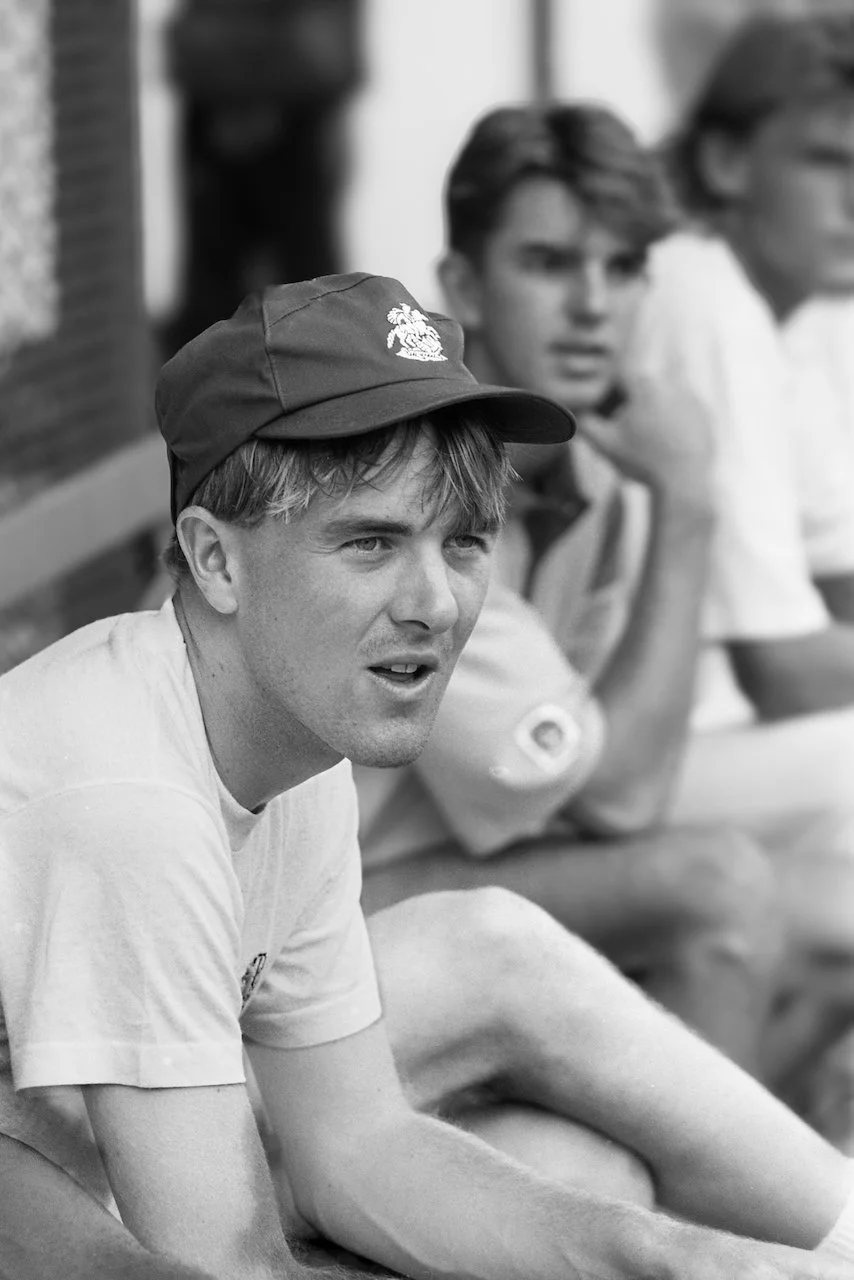 Phil Tufnell, net session the day before the Fourth Ashes Test, Adelaide Oval, January 1995 