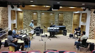 Left to Right: Jose Rossy, John Anthony Martinez, Chuck Rainey, Darwin Martin, Giampiero Scuderi, and Dale Morris, Jr.