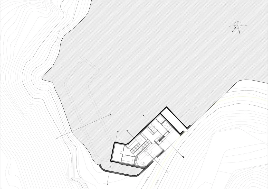 Main house - Lower ground plan