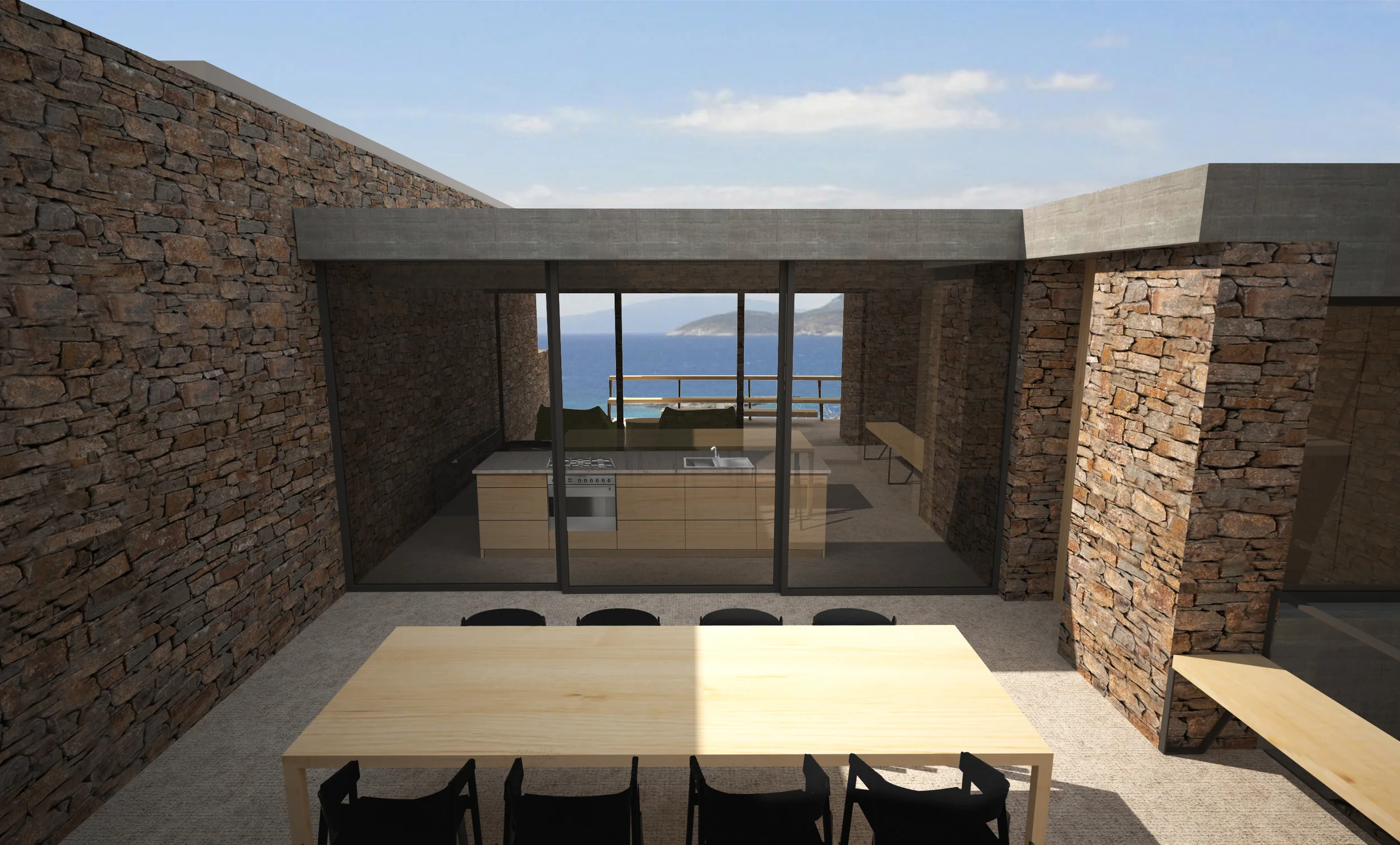 View from back veranda