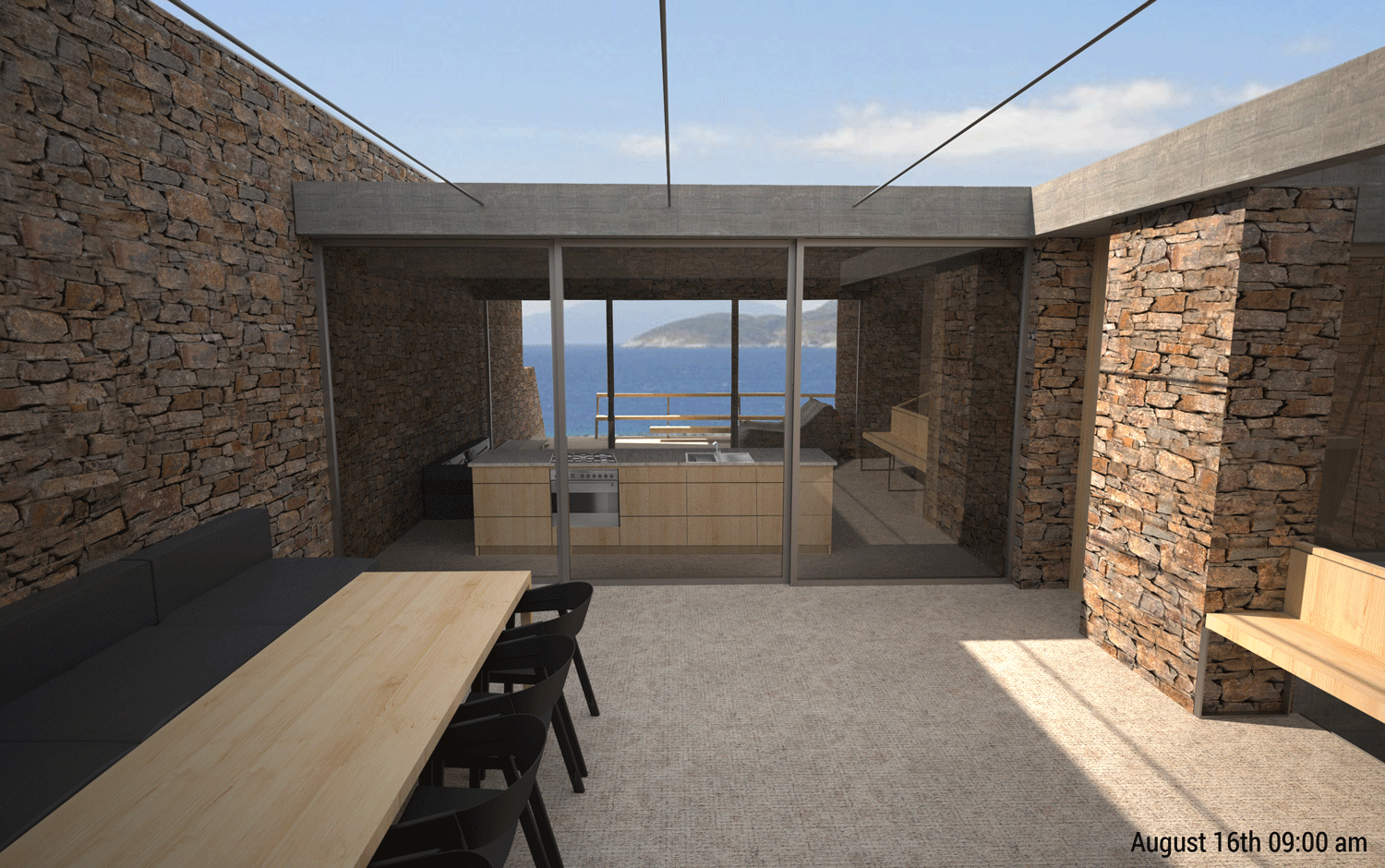 Back Veranda &nbsp;Sun Study&nbsp;