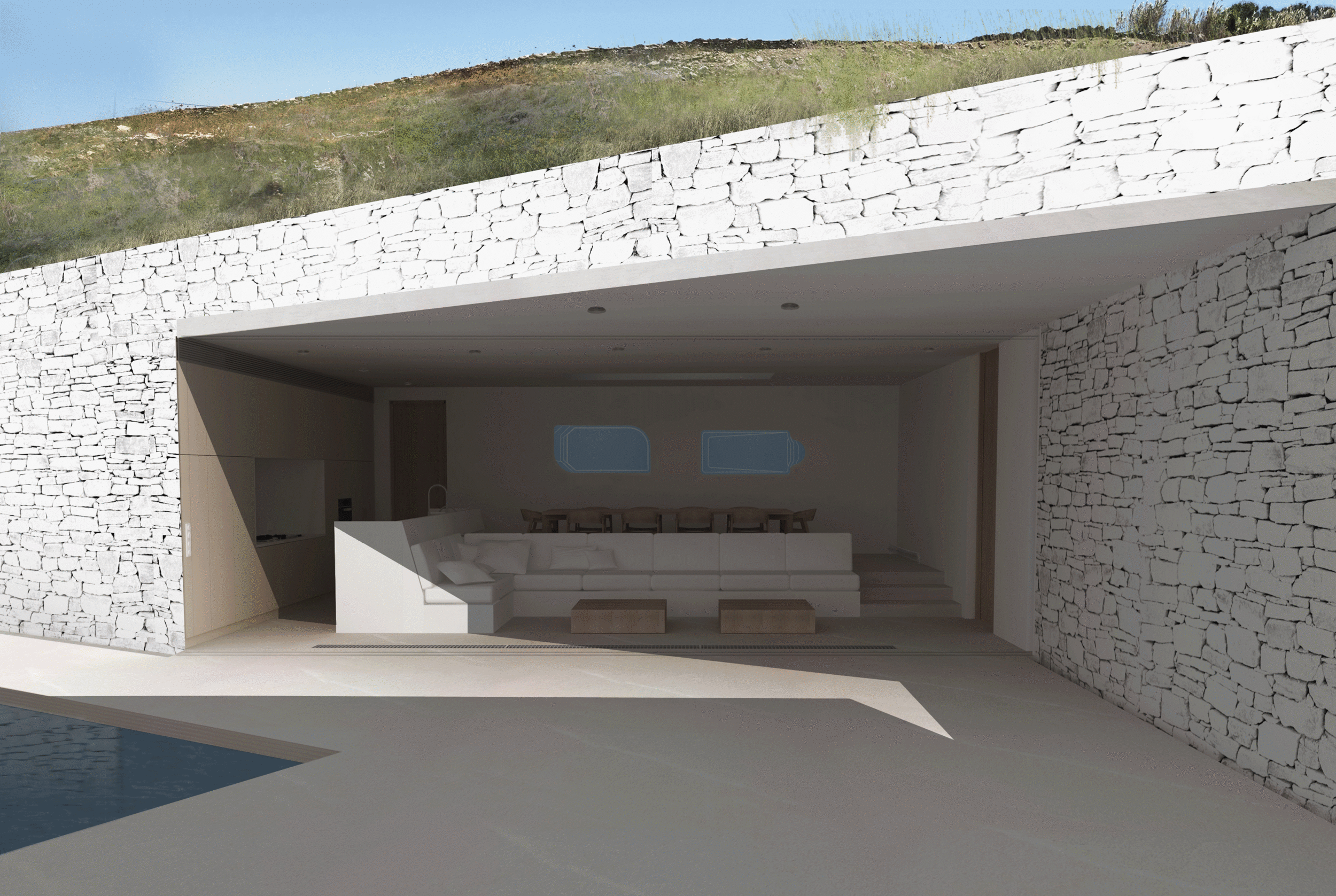 Exterior Perspective View - Window Panels