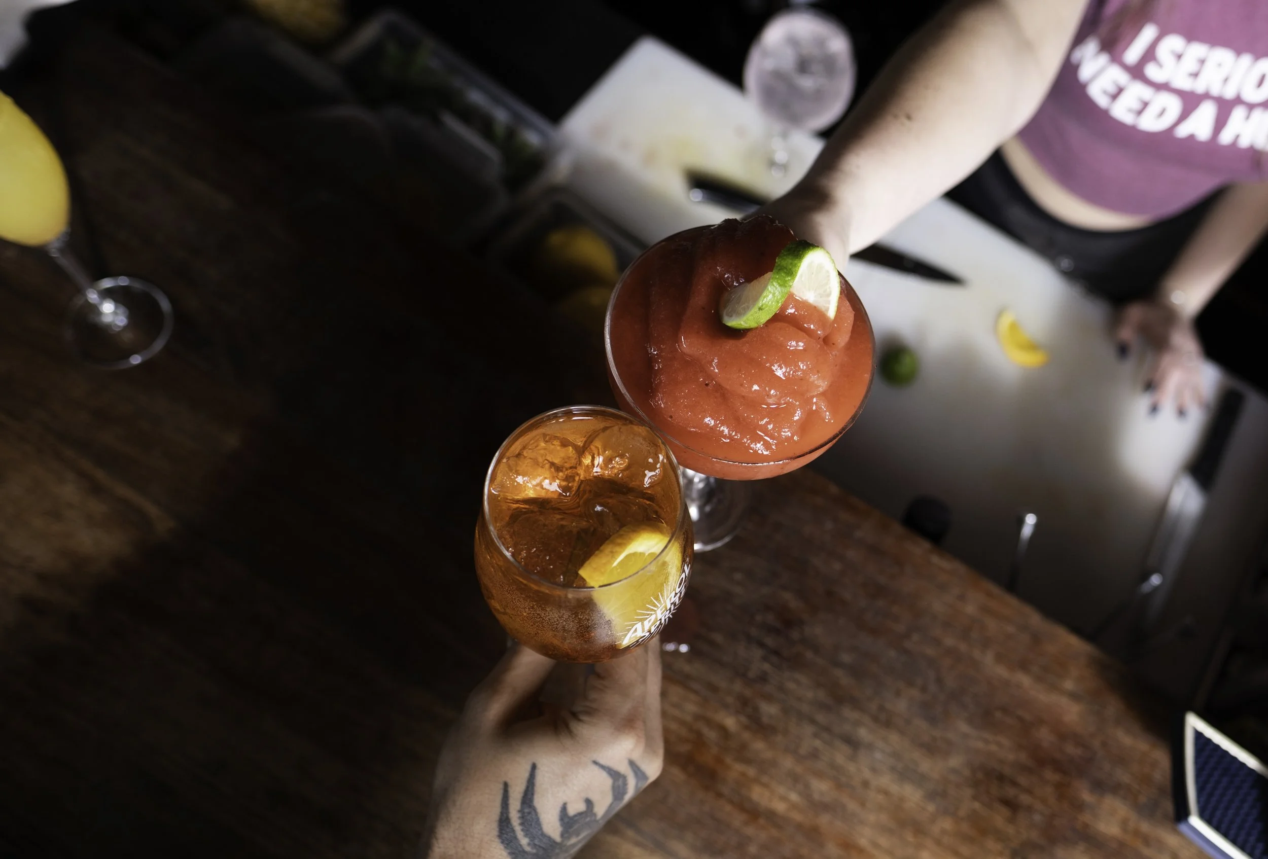 Frozen Strawberry Daiquiri & Aperol Spritz.jpg