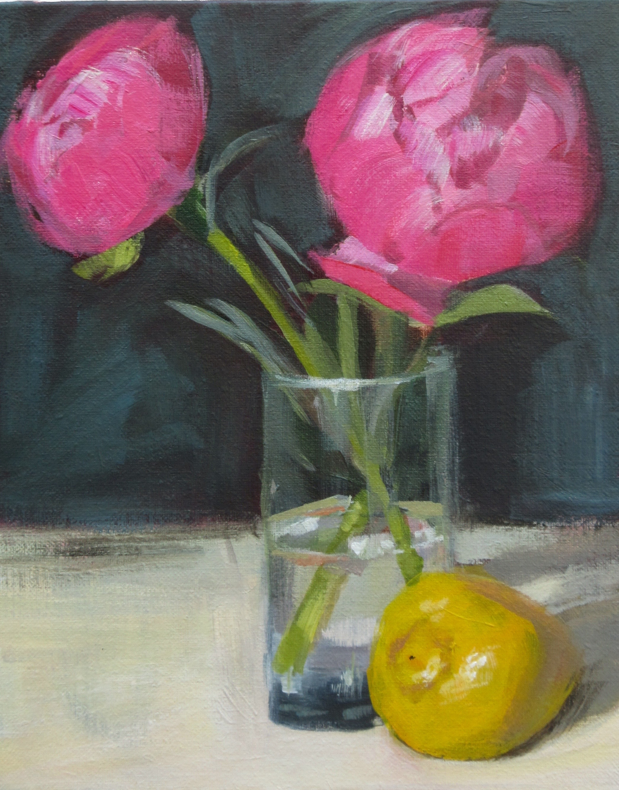 Peonies and Lemon