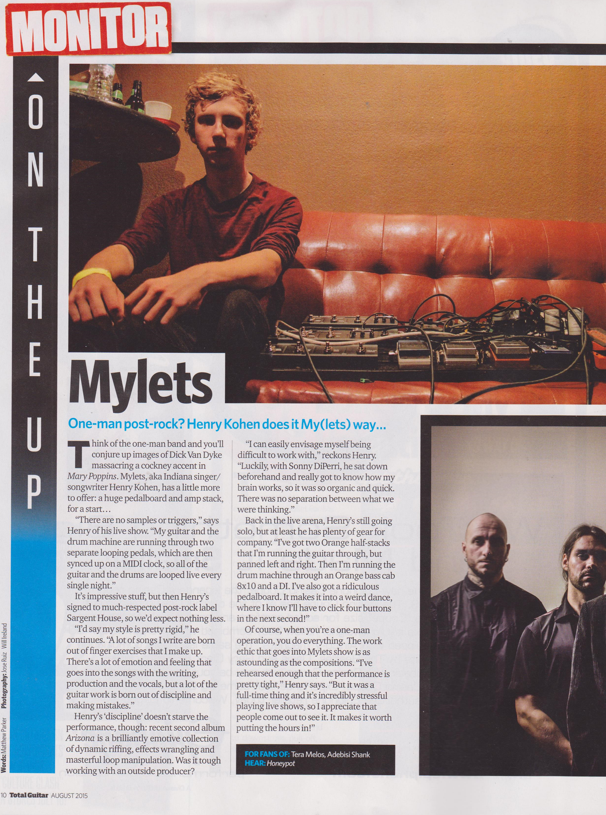 Mylets - Total Guitar
