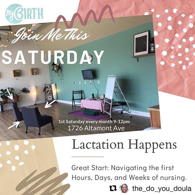 #Repost @the_do_you_doula with @get_repost
・・・
This and every 1st Saturday from 9am-12pm, I will be teaching a class @mybirthrva on how to get the best start chestfeeding. We talk about what you need to get started(you&rsquo;d be surprised) and keys 