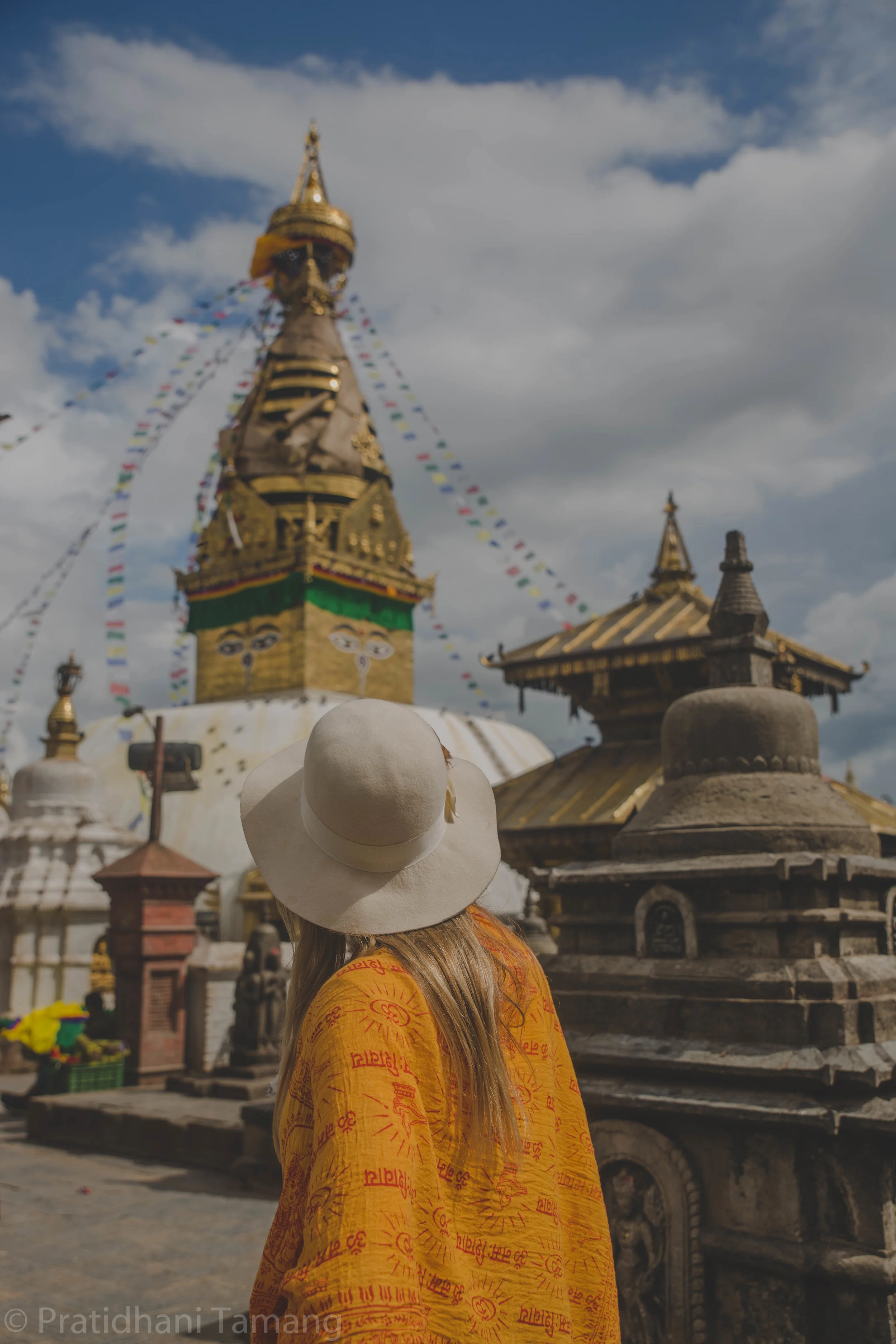 Swayambhunath, commonly known as Monkey temple. 