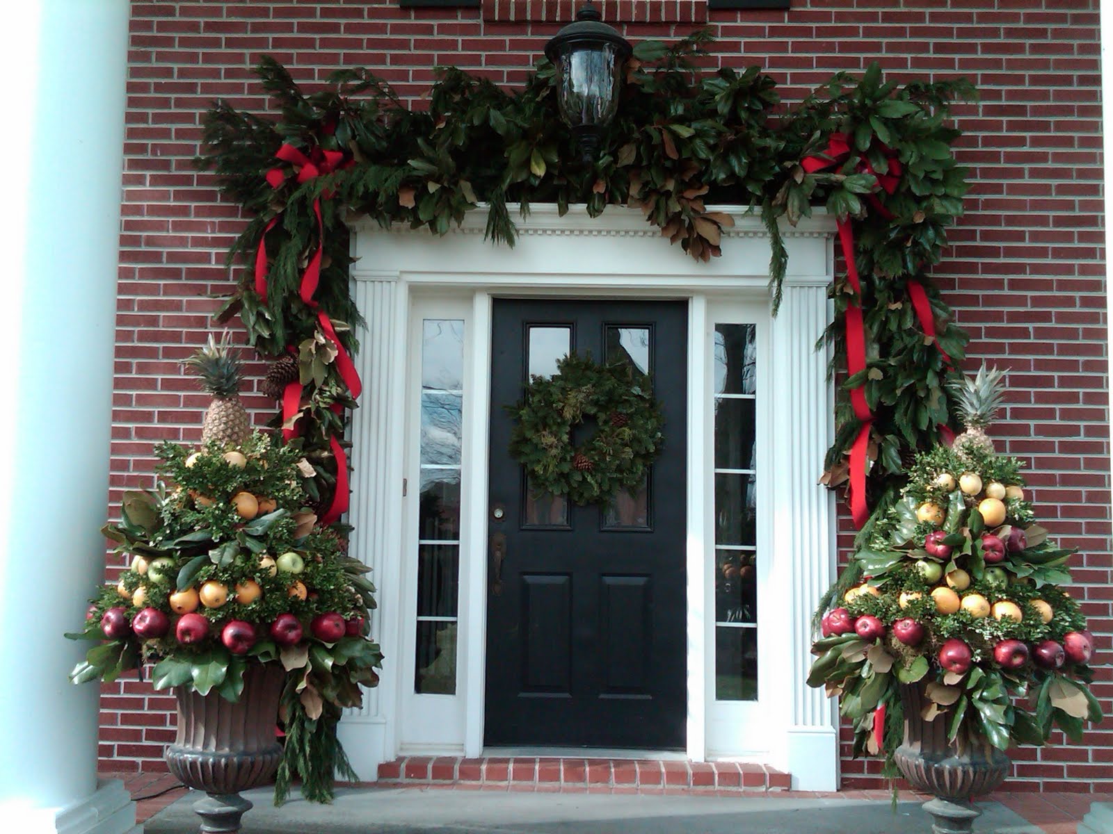 exterior-architecture-rich-and-beauty-christmas-decorating-ideas-for-rustic-front-porch-ideas-with-black-half-glass-entry-doors-added-wreath-as-well-as-brick-wall-facade-designs-.jpg