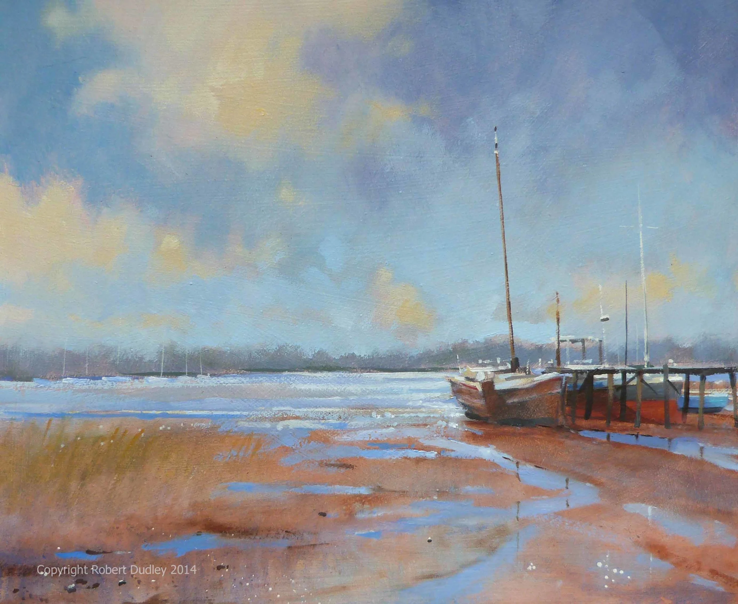 'Pin Mill' Oil 12 x 10 inches