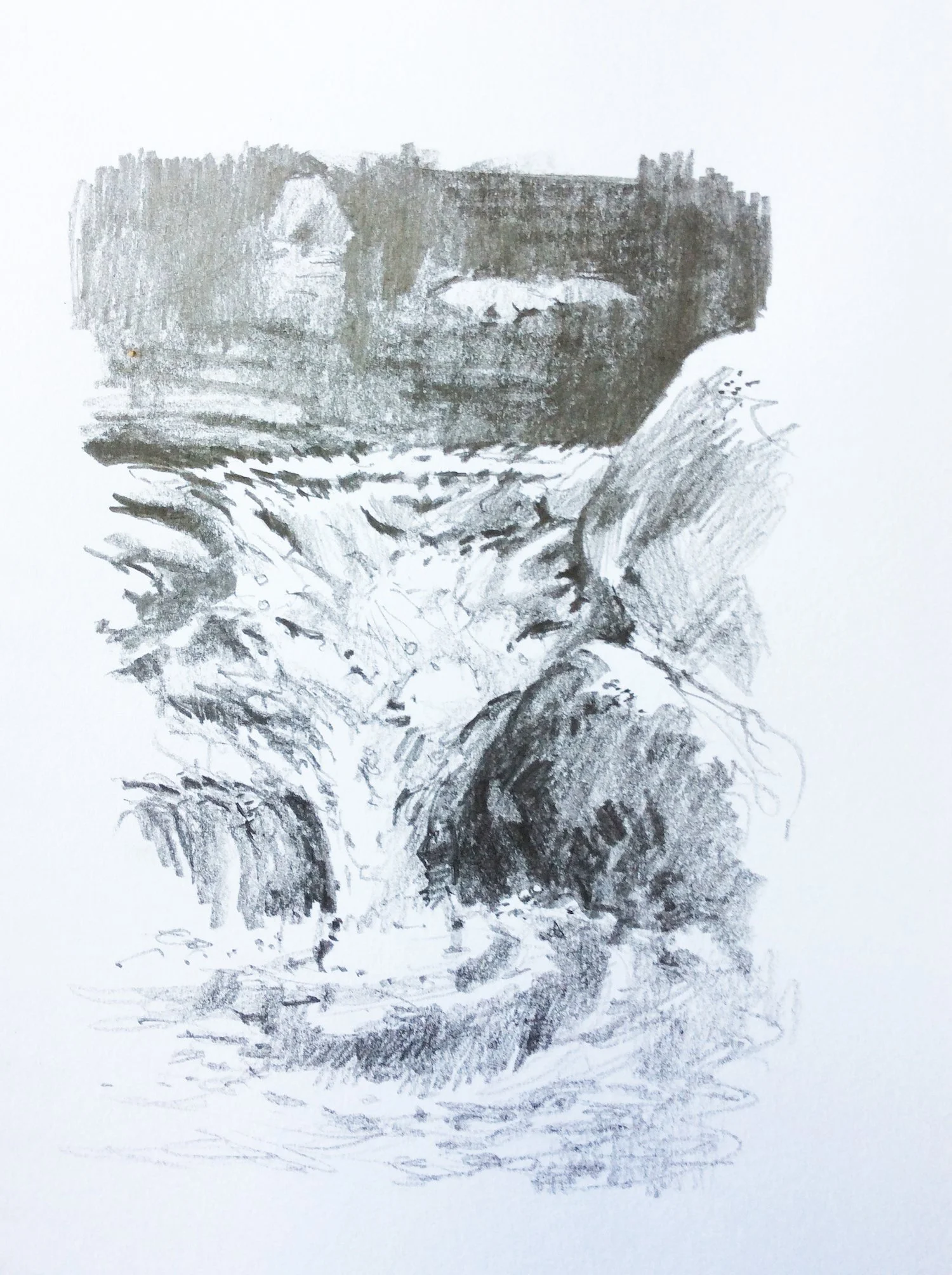 Gushing stream
