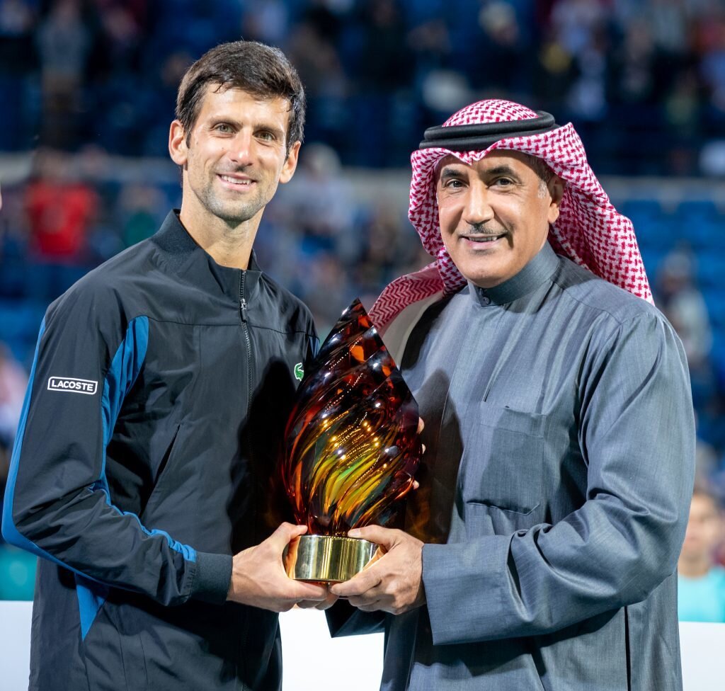 Mubadala Tennis Trophy by Lasvit