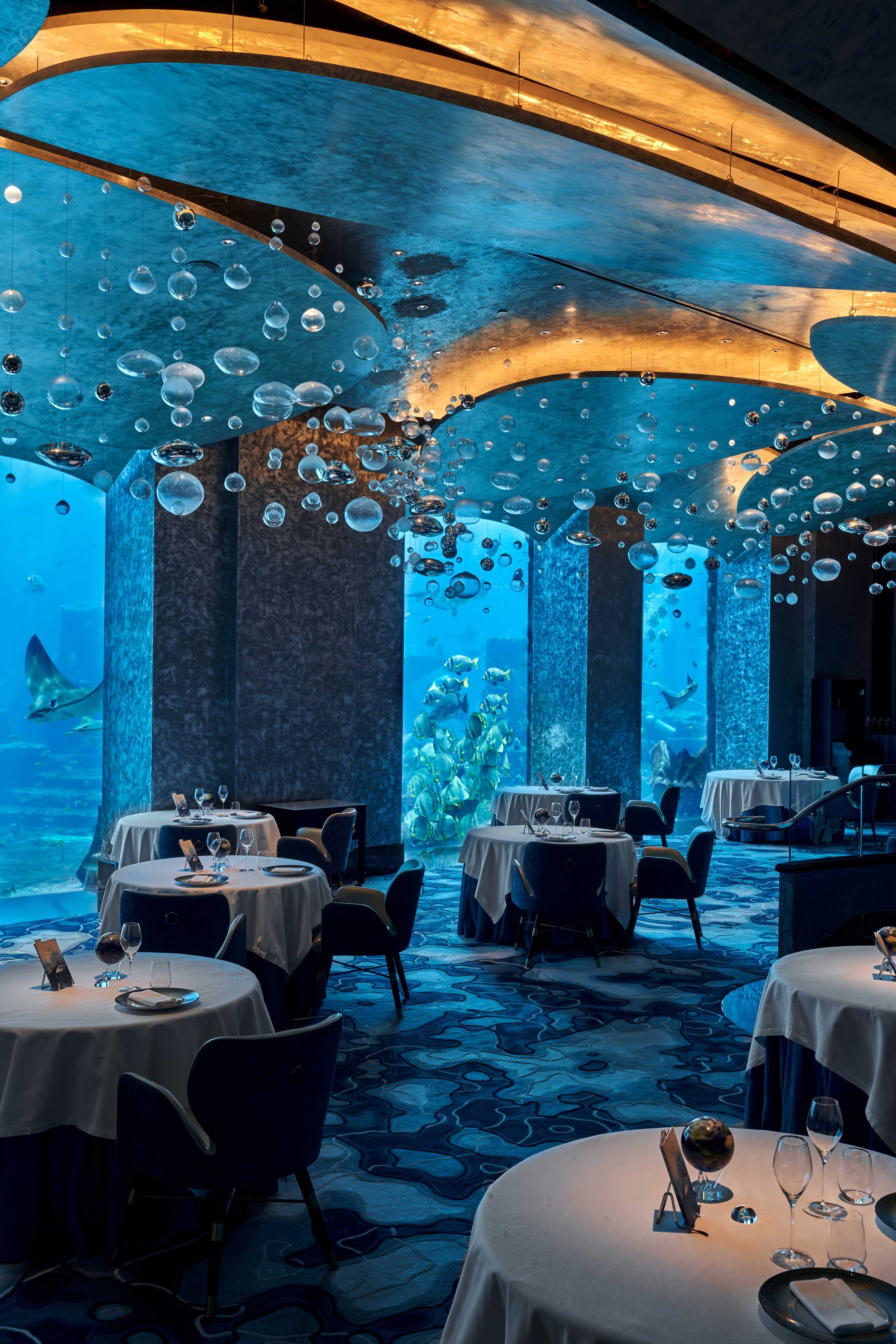 Ossiano Michelin Star Restaurant at Atlantis the Palm, Dubai, UAE