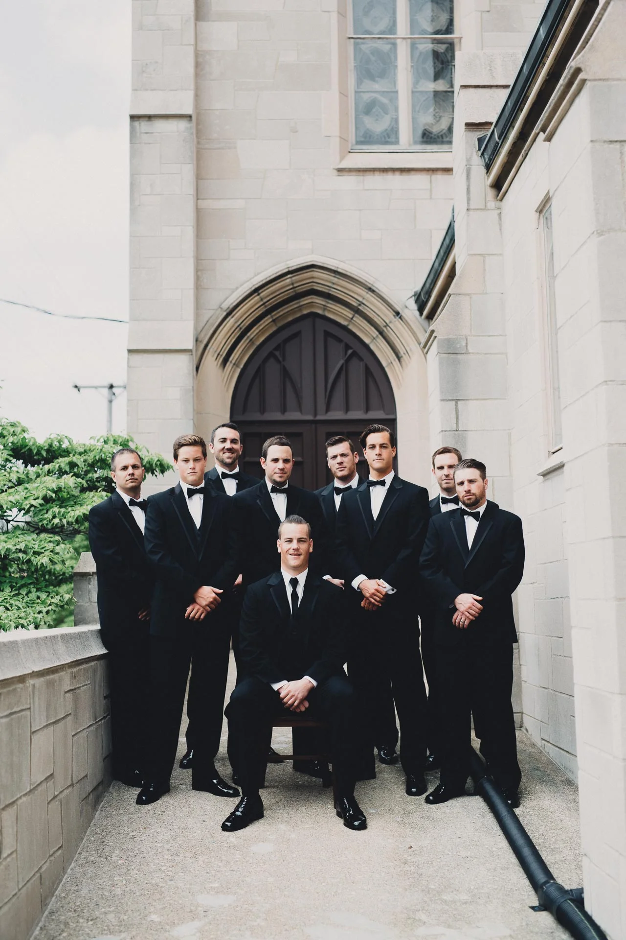 Black Tie Wedding Groomsmen