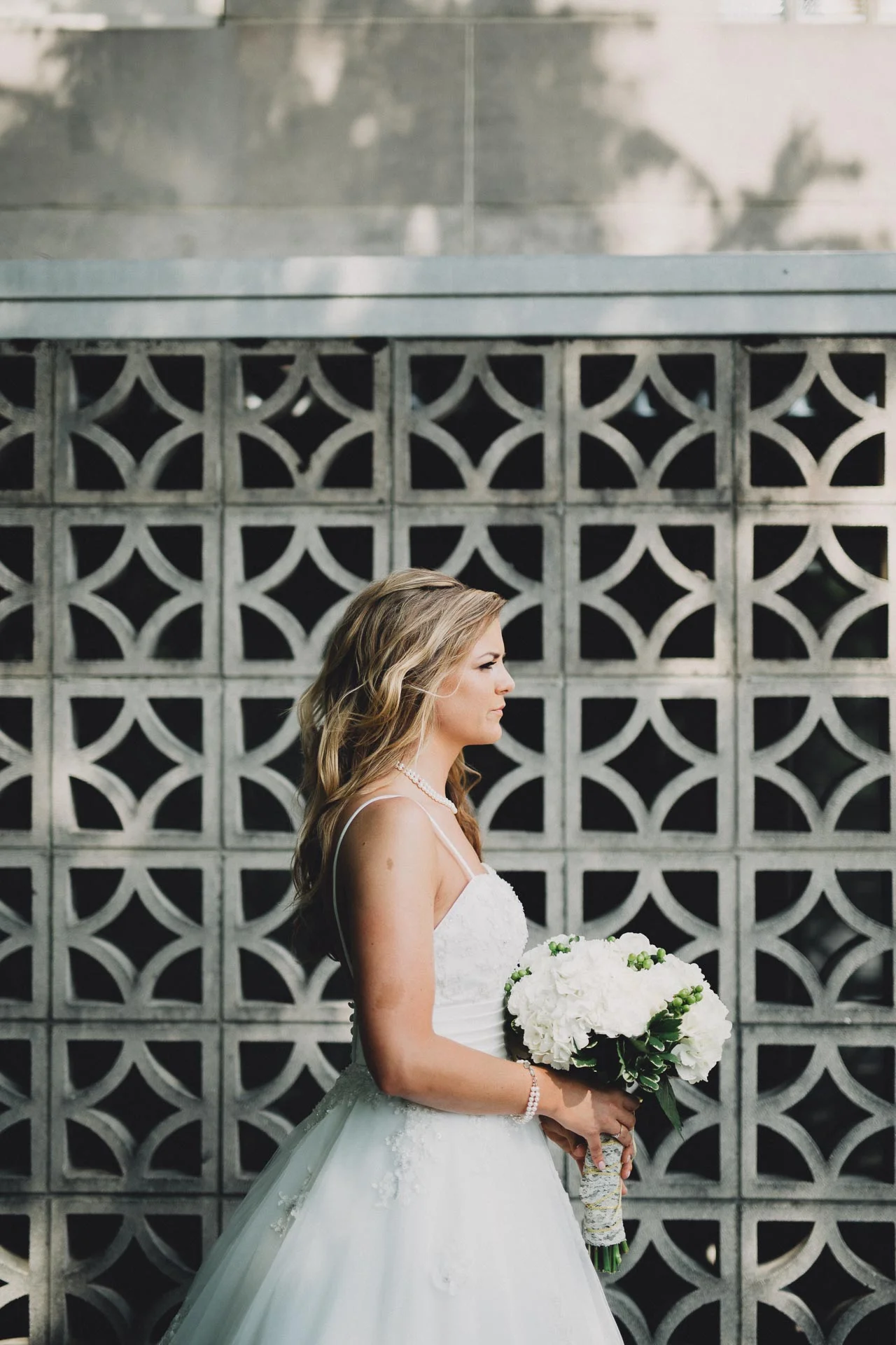 Mid Century Modern Bridal Portrait Stunning Dayton Ohio Wedding