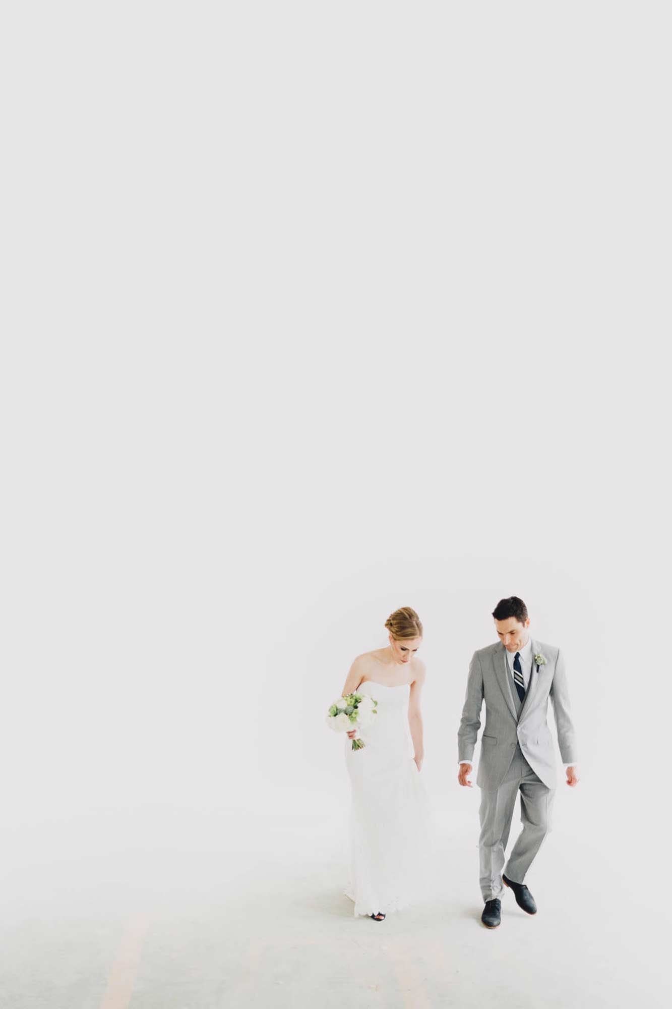 Clean, Minimalist Wedding Portrait - Cincinnati Ohio