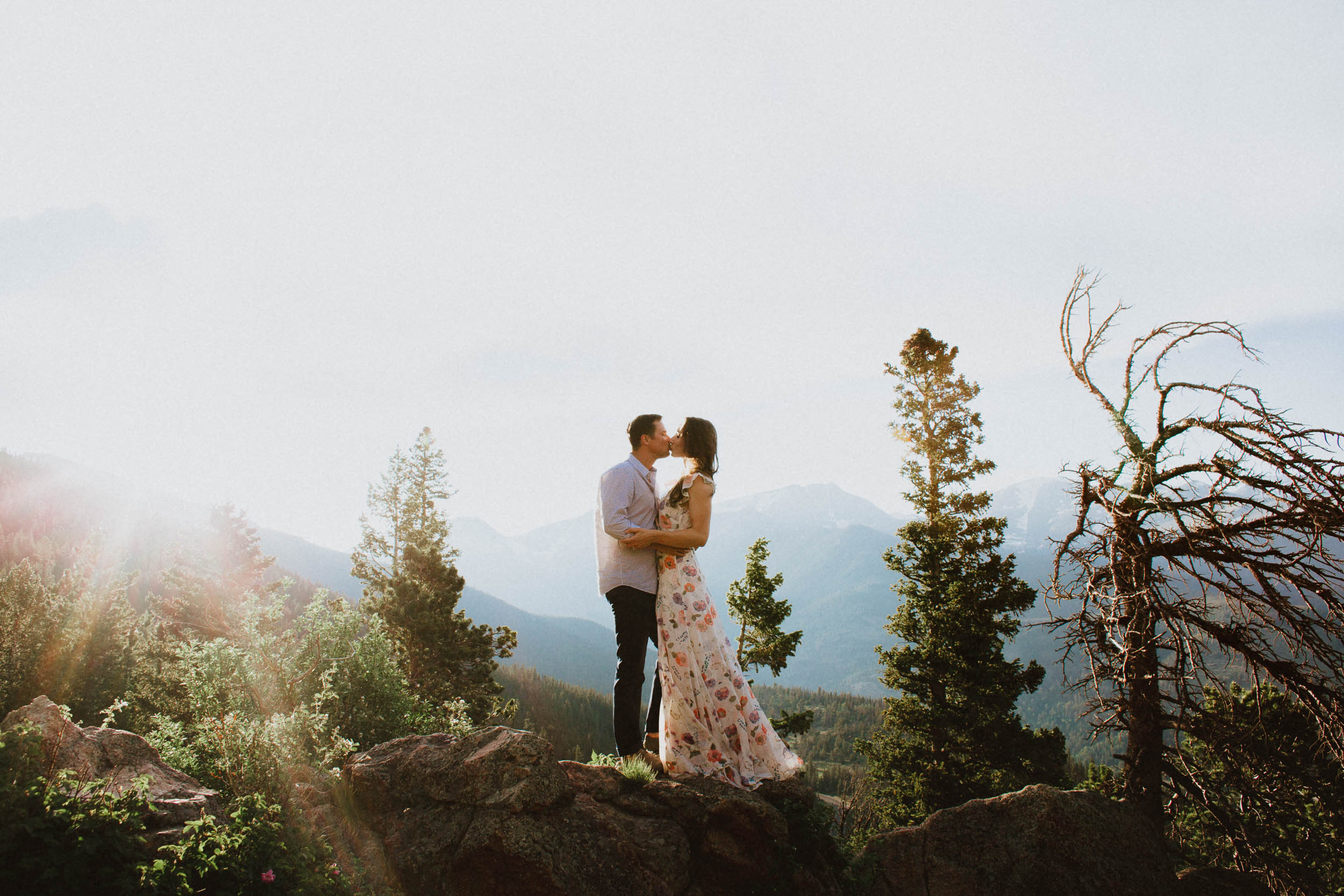 Rocky Mountain National Park Engagement Session Colorado