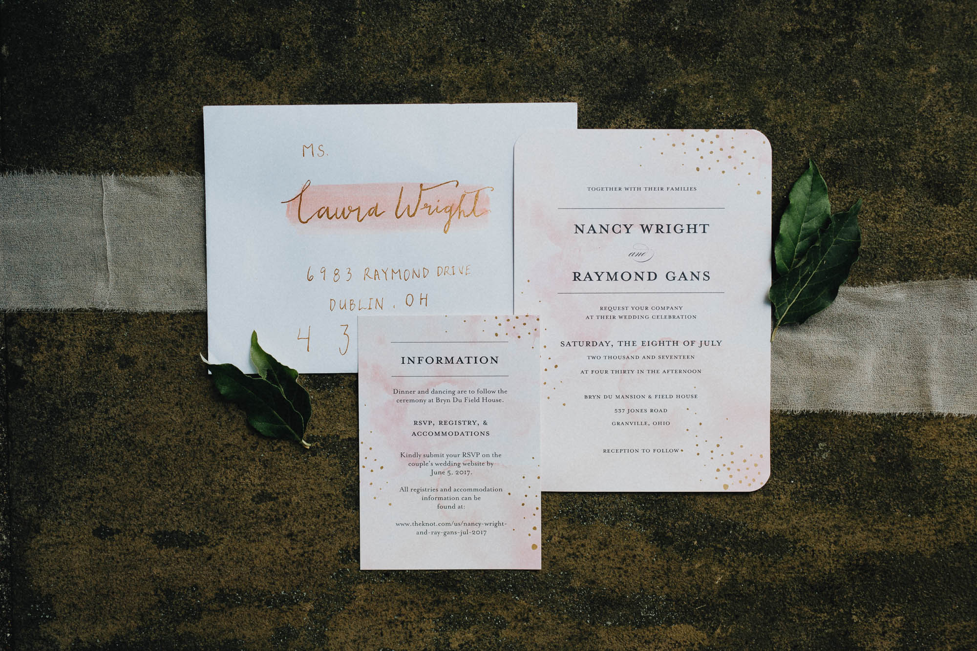 Custom Handmade Wedding Invitations