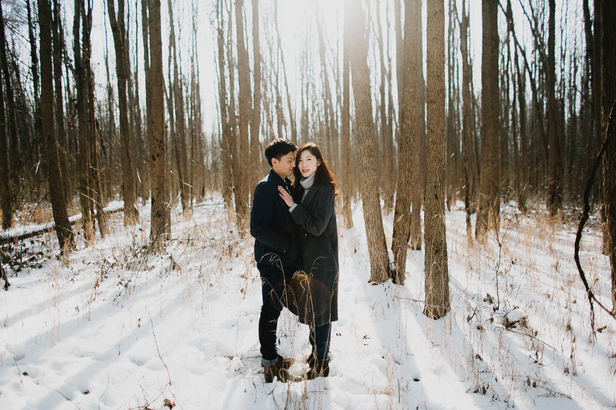 Walnut Woods Metropark Engagement Columbus Ohio