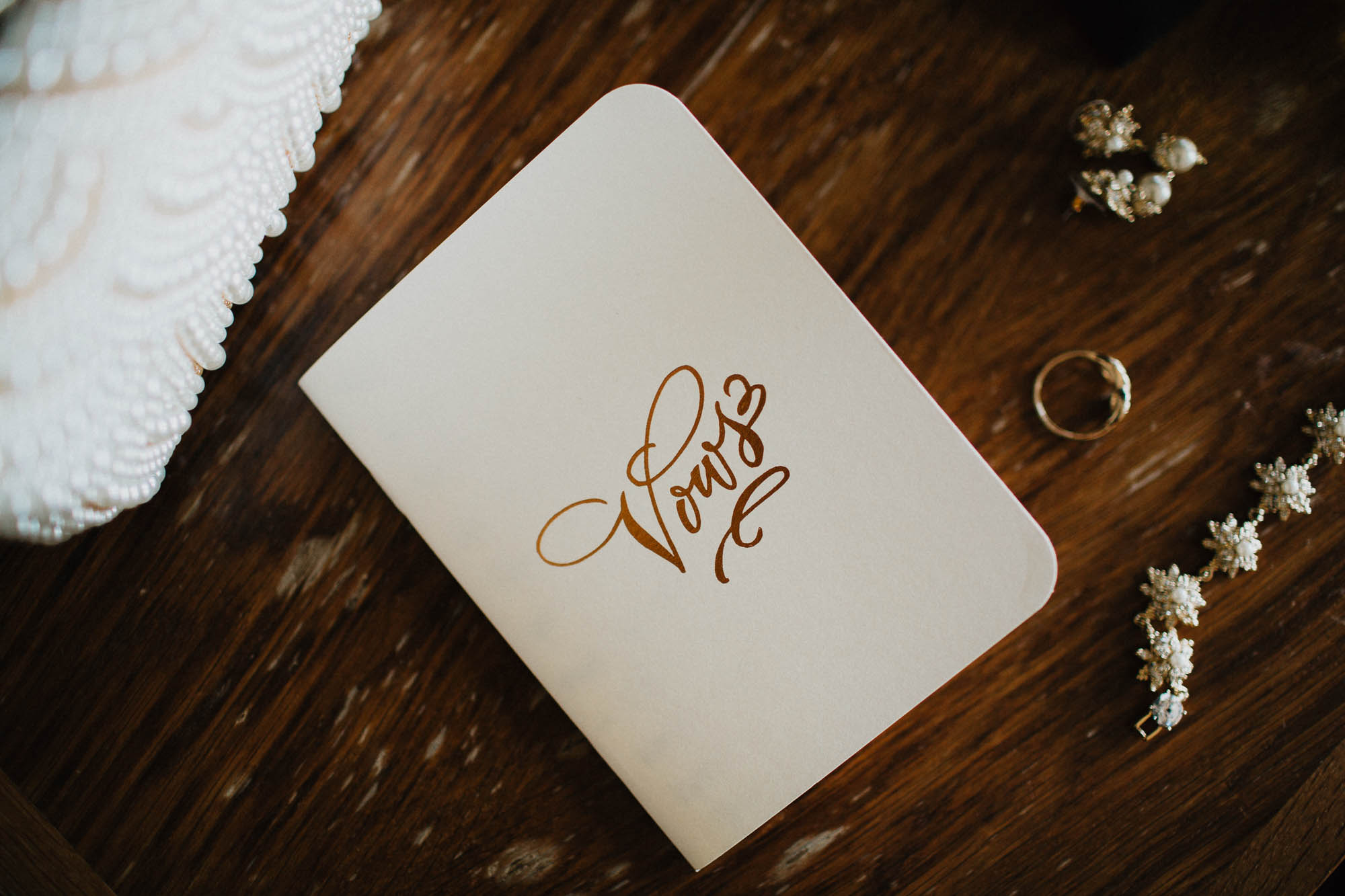 Custom Wedding Vow Notebook