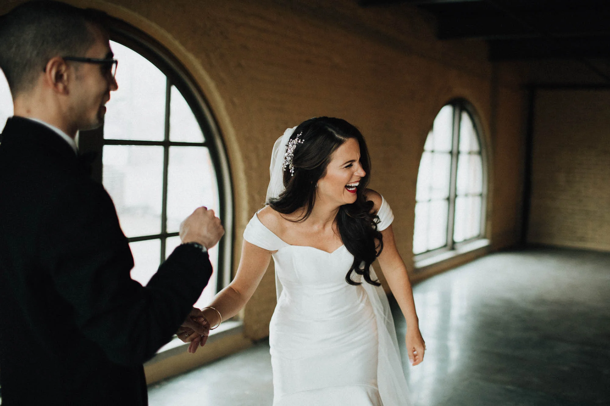 Dayton Steam Plant Wedding First Look