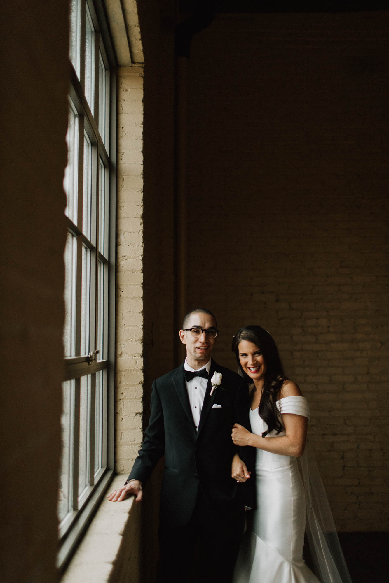 Bride Groom Window Light The Steam Plant