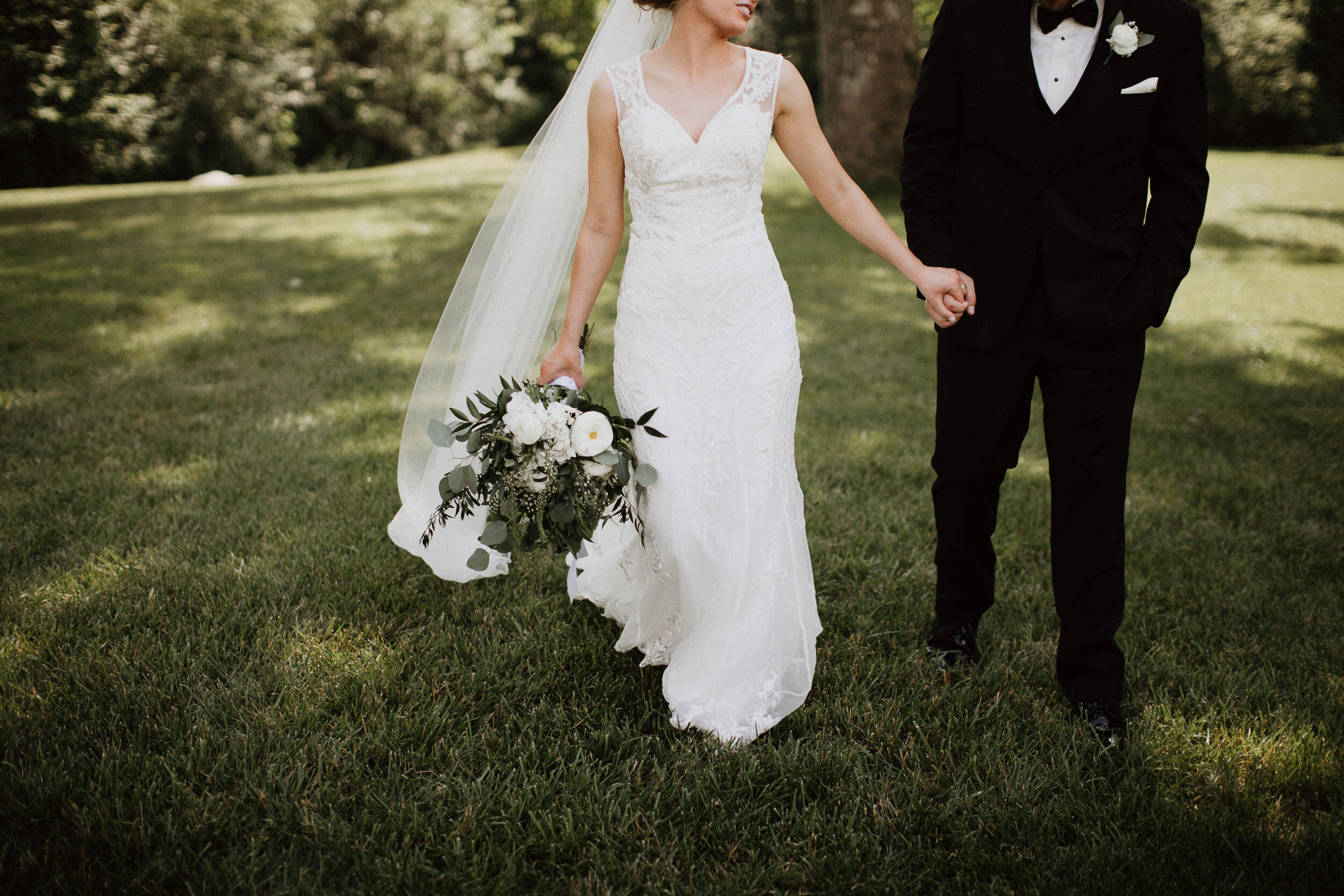 Canopy Creek Farm Bride and Groom at their Wedding