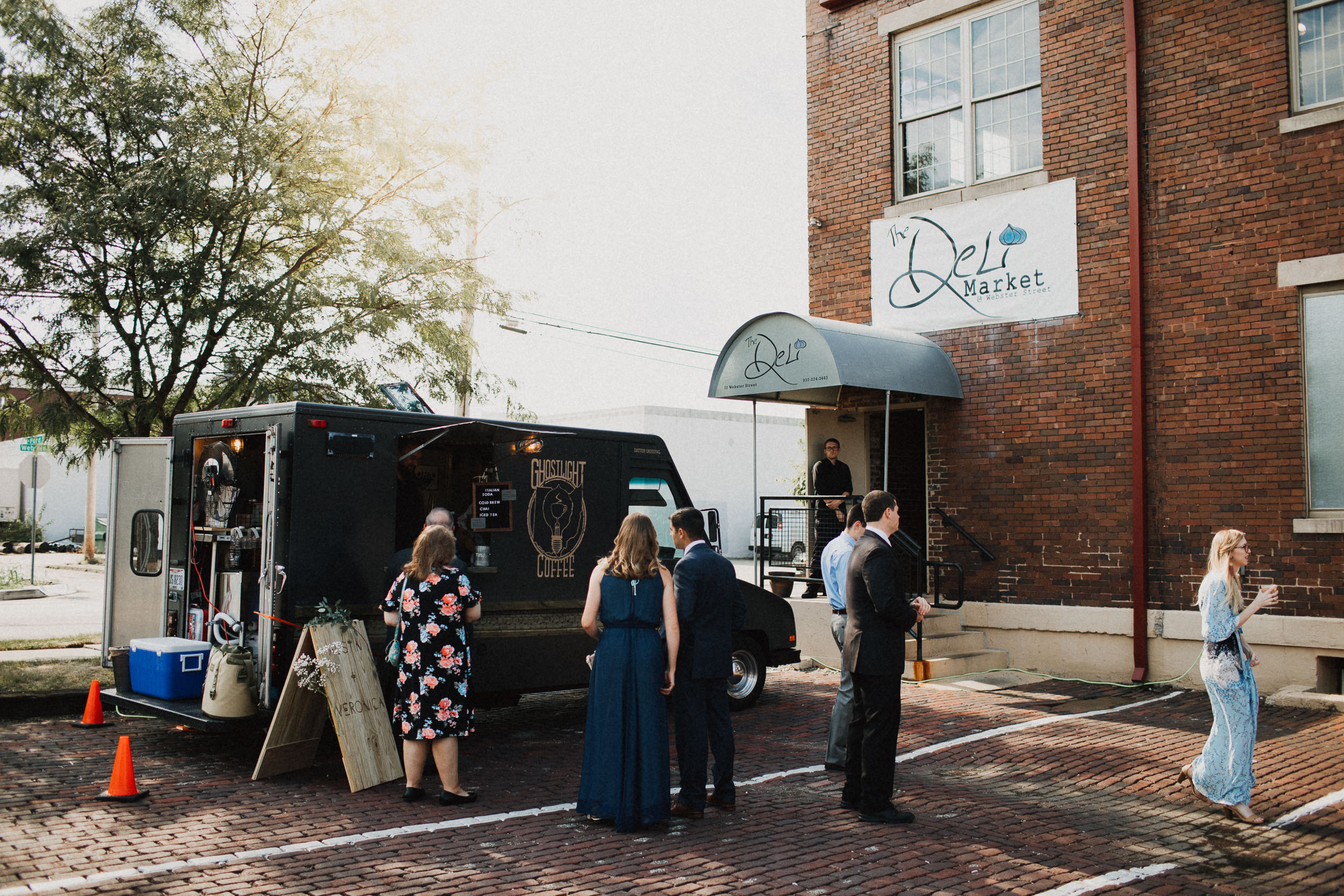 Ghostlight Coffee Truck at a Wedding in Dayton