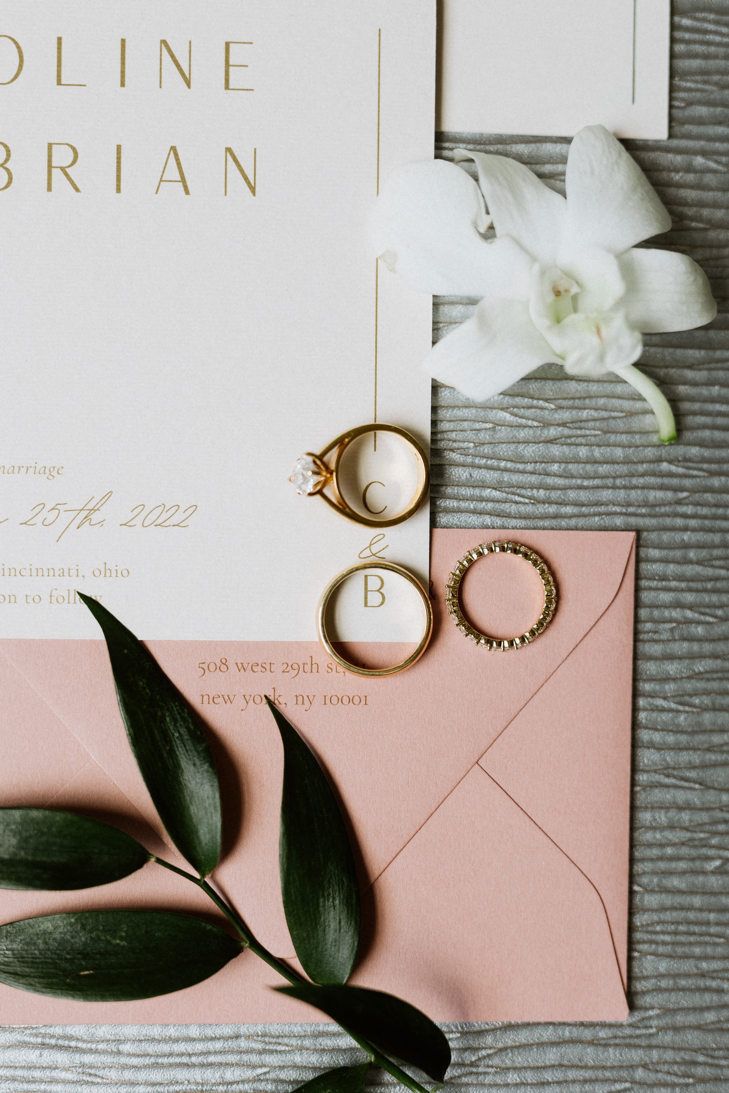 Cincinnati Wedding Invitation Rings Lytle Hotel