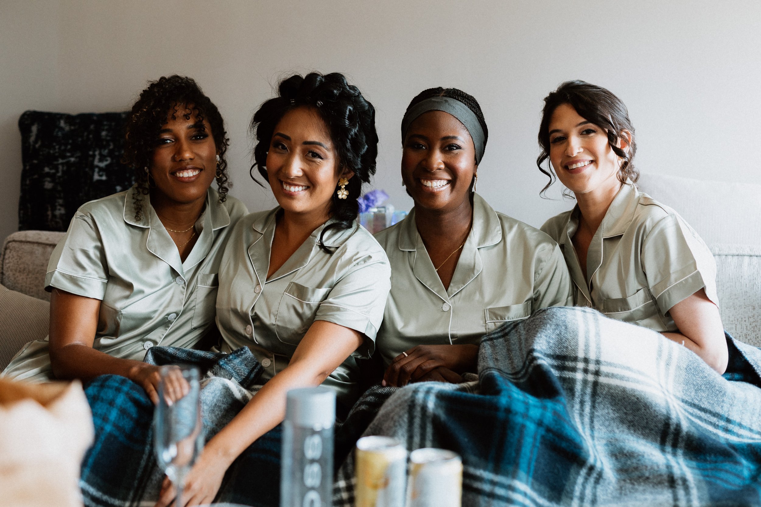 Cincinnati Bridesmaids getting ready