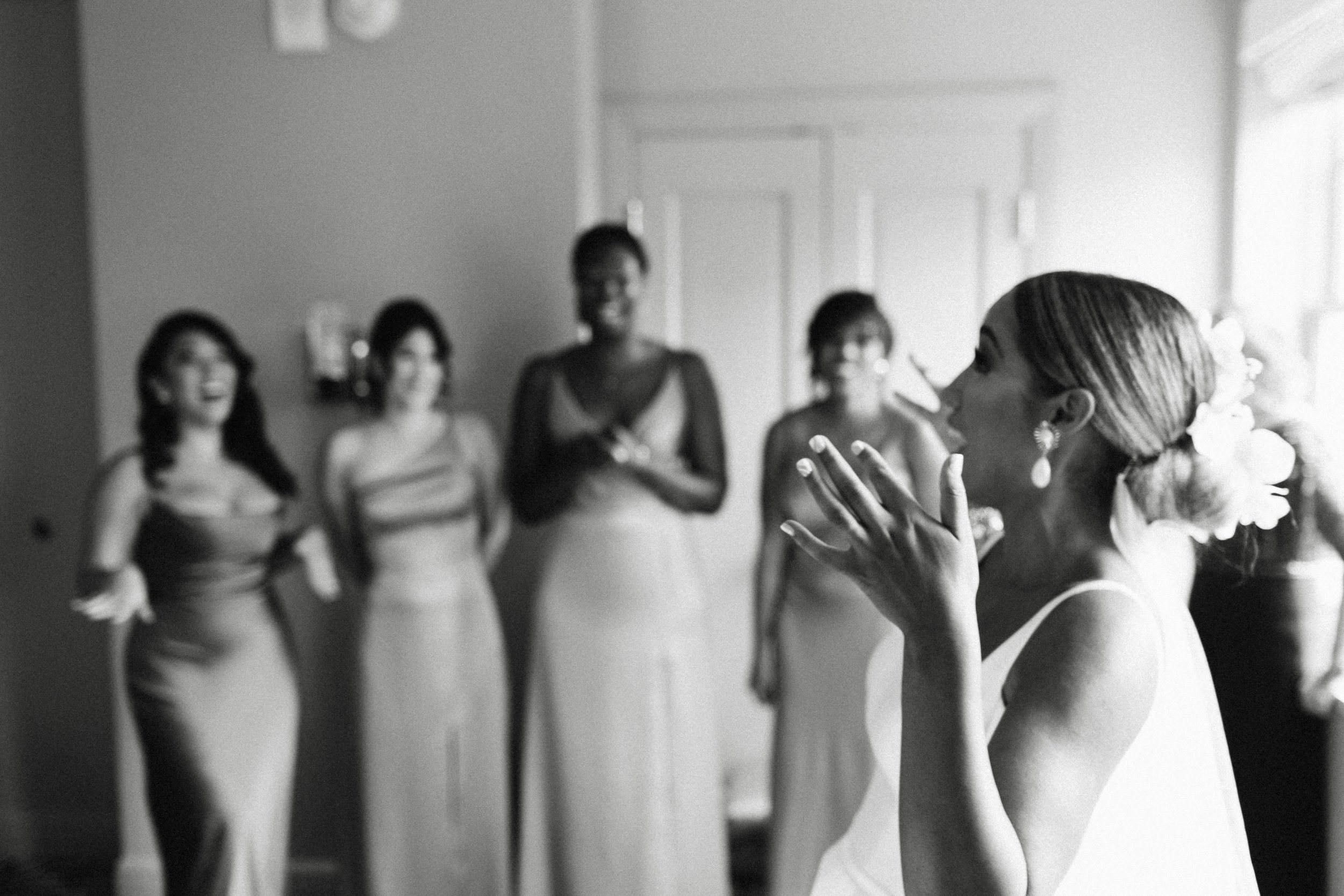 Bride Revel with Bridesmaids