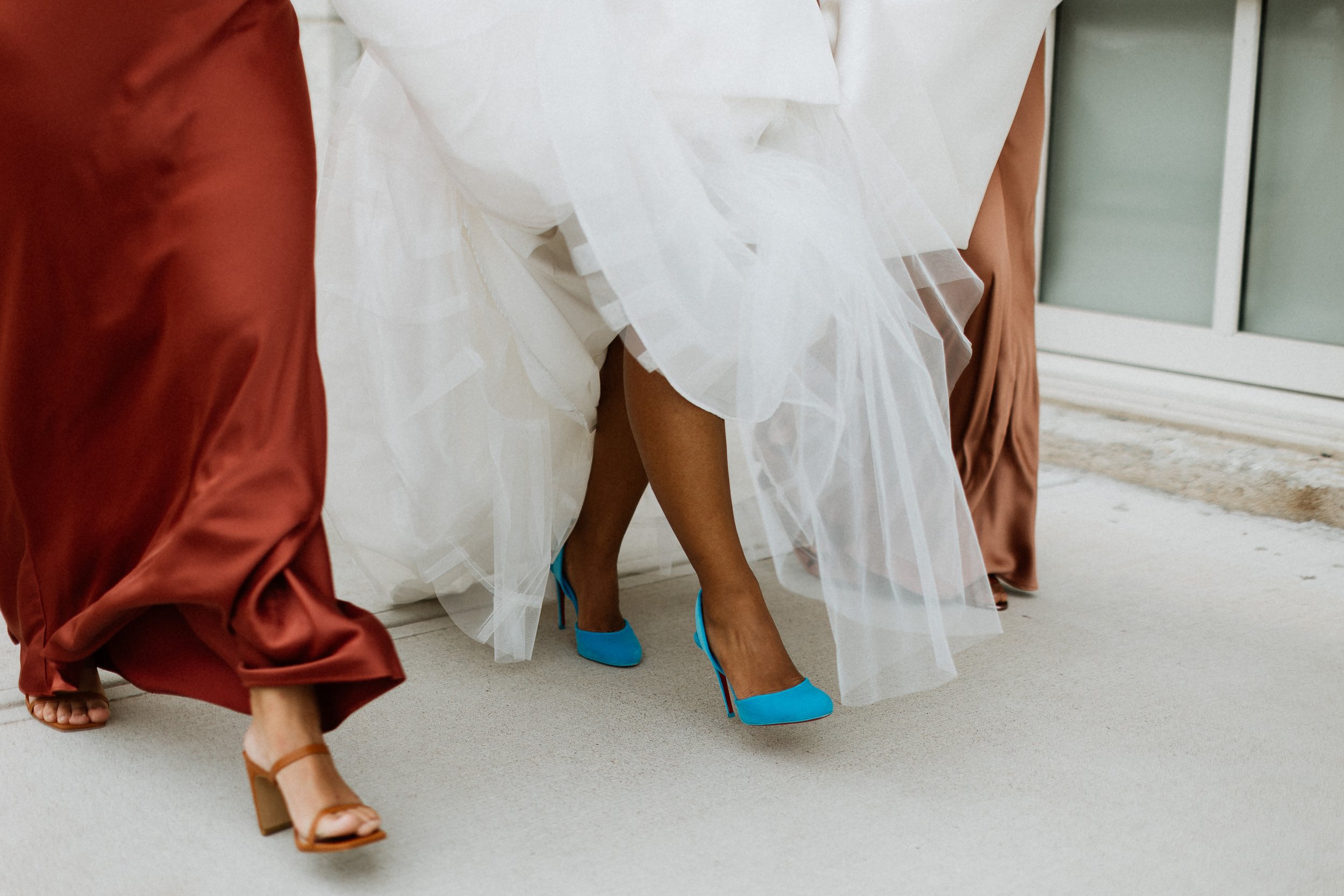 Christian Louboutin Bridal Shoes Blue