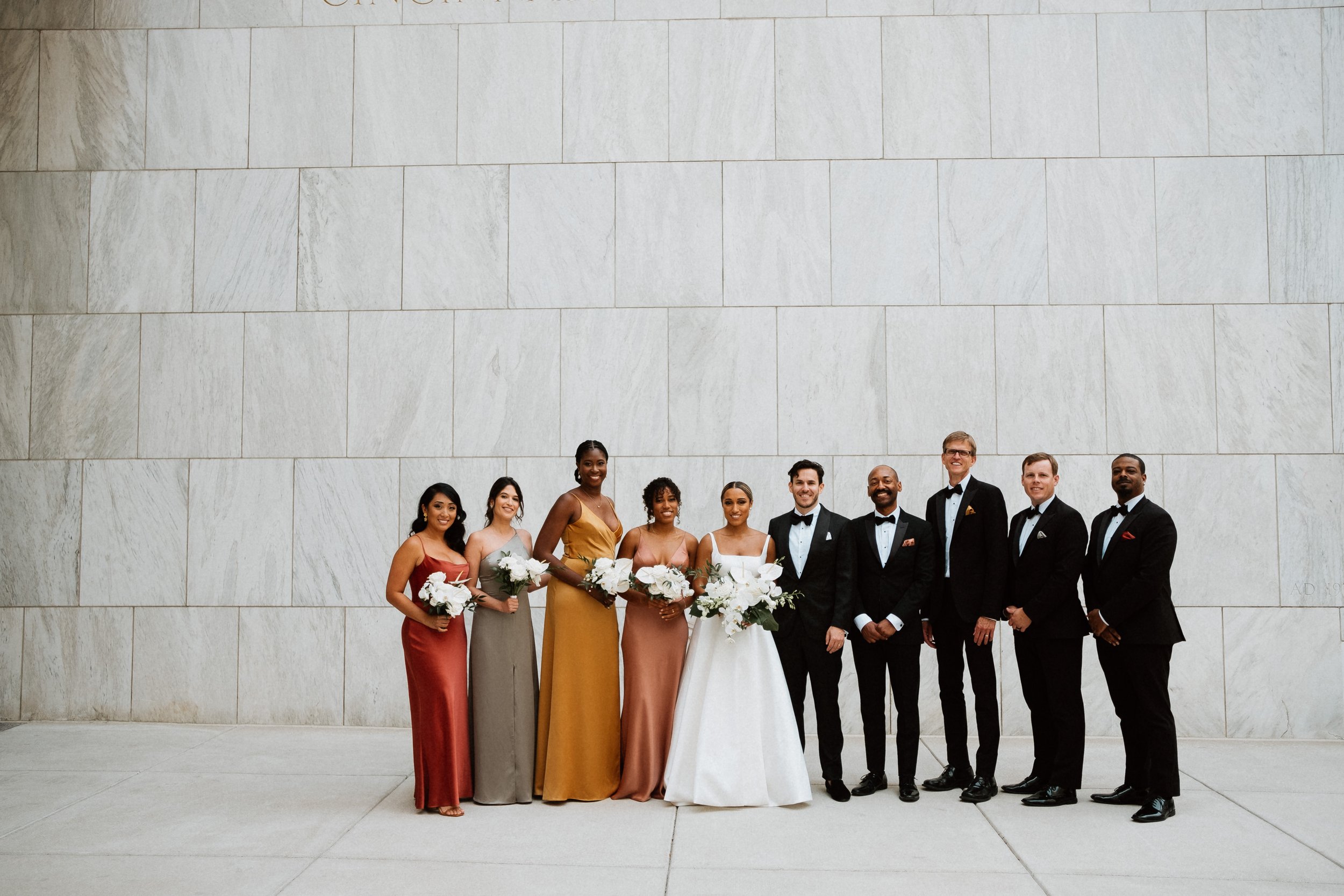 Bridal Party Cincinnati Marble Street