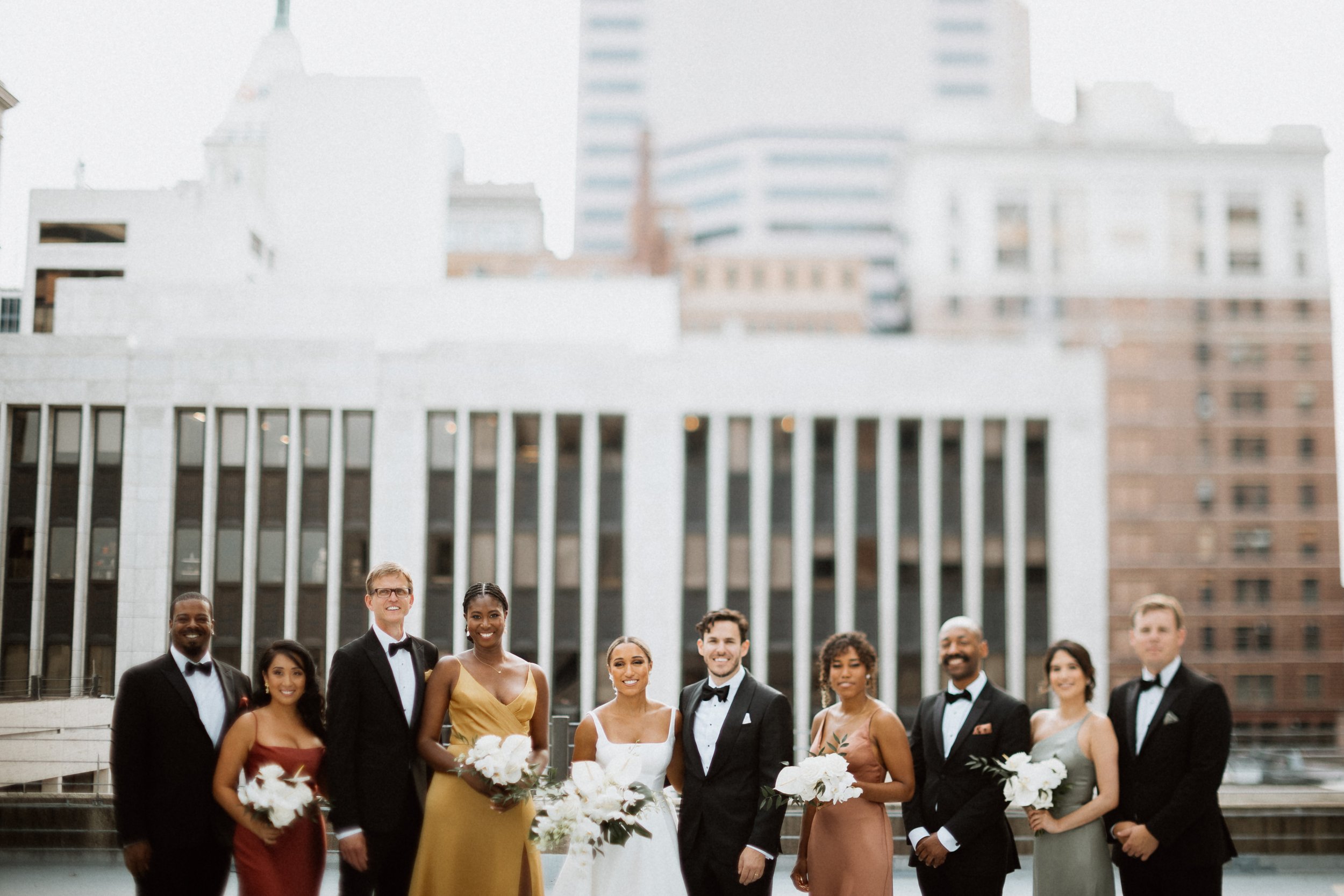 Rooftop Bridal Party Cincinnati 