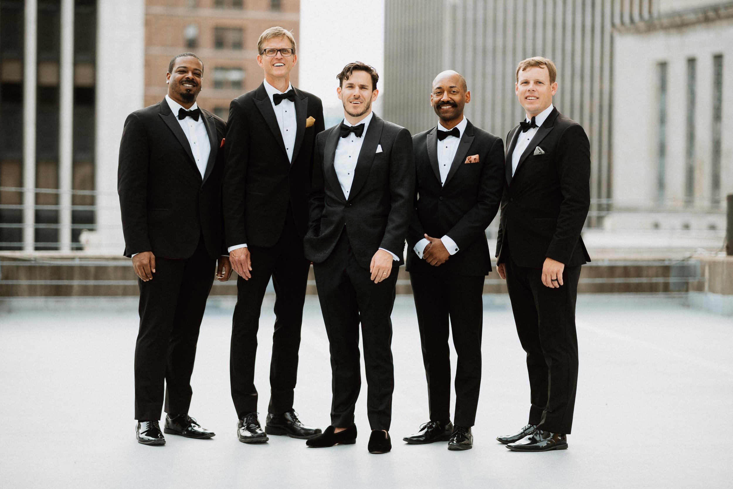 Rooftop Groomsmen Cincinnati 