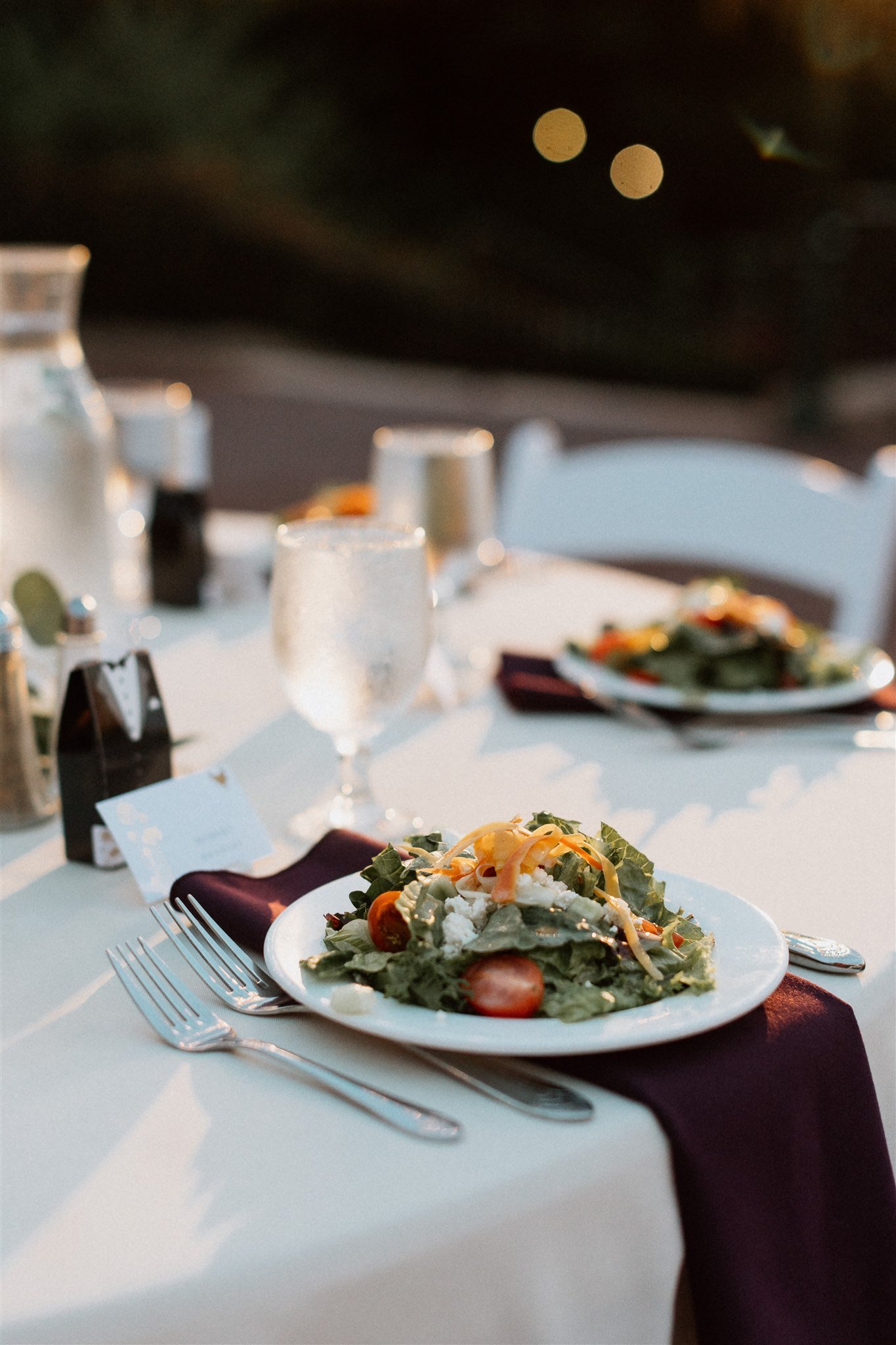 salad by metro cuisine at Franklin park conservatory 