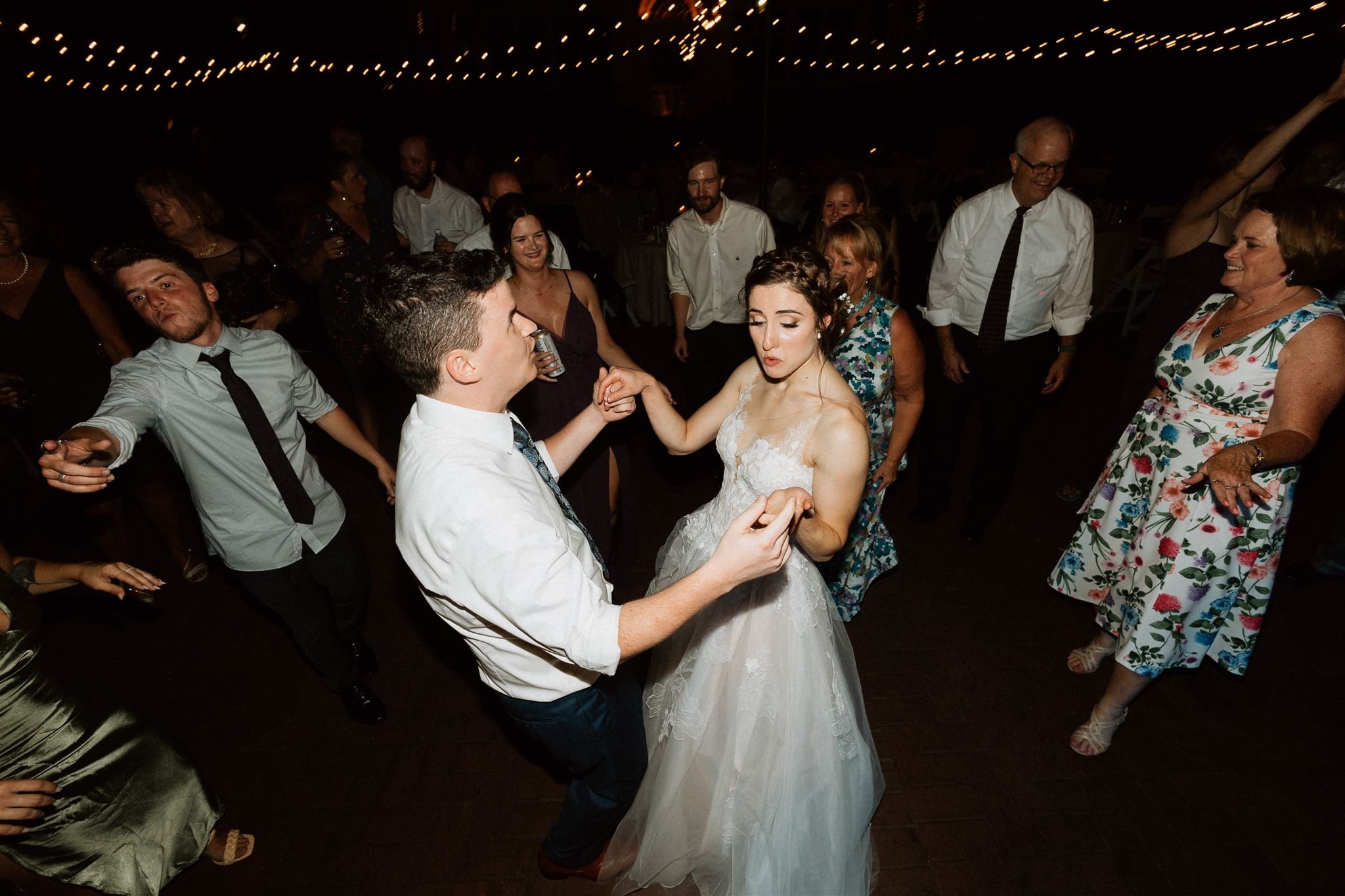 bride dance with guest