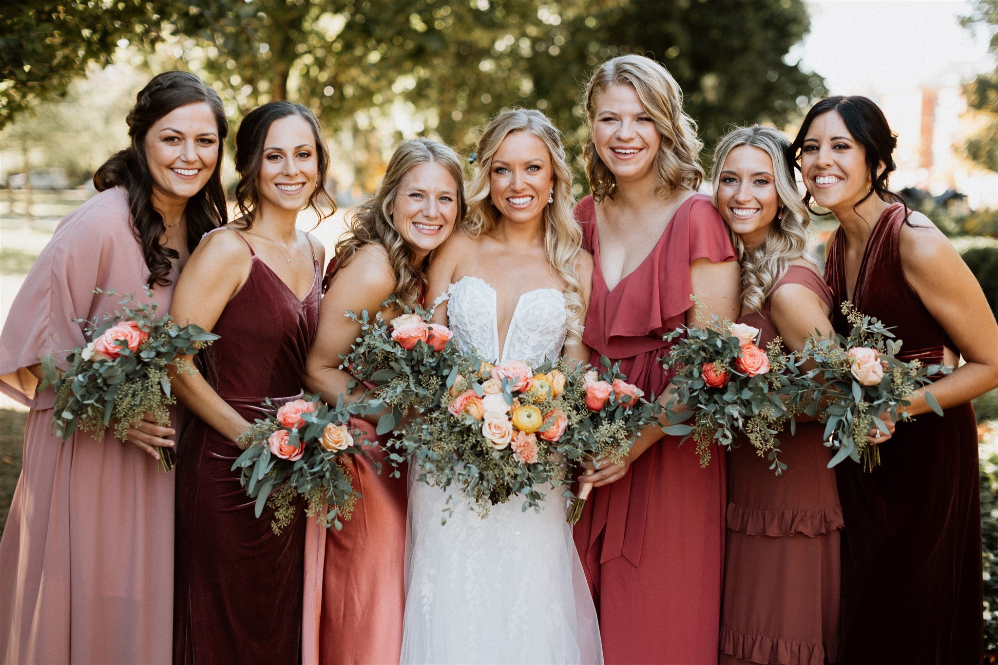 Bridesmaid snuggle