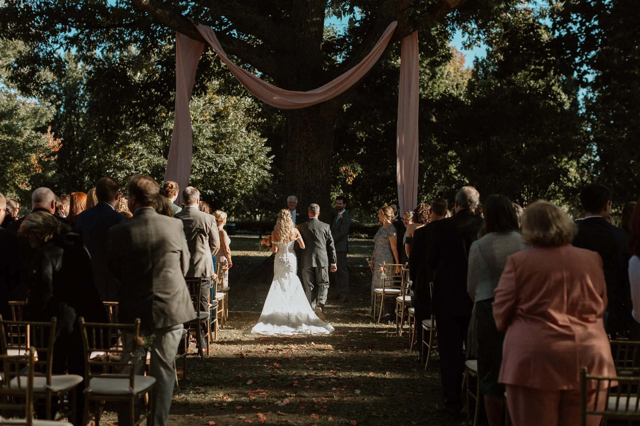 Wedding Ceremony in Park