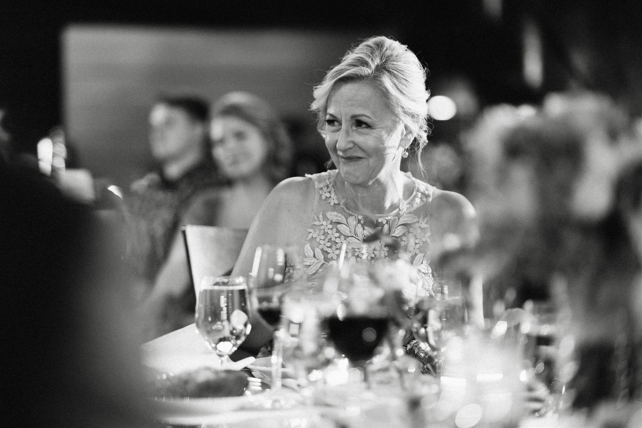 mother of bride candid