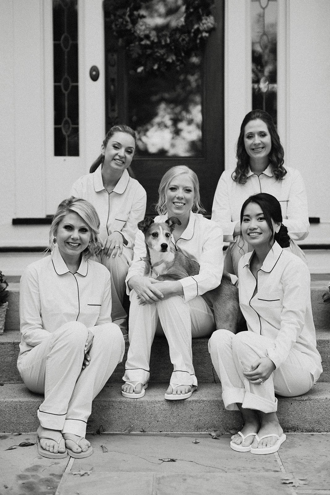 Bridesmaids matching PJs