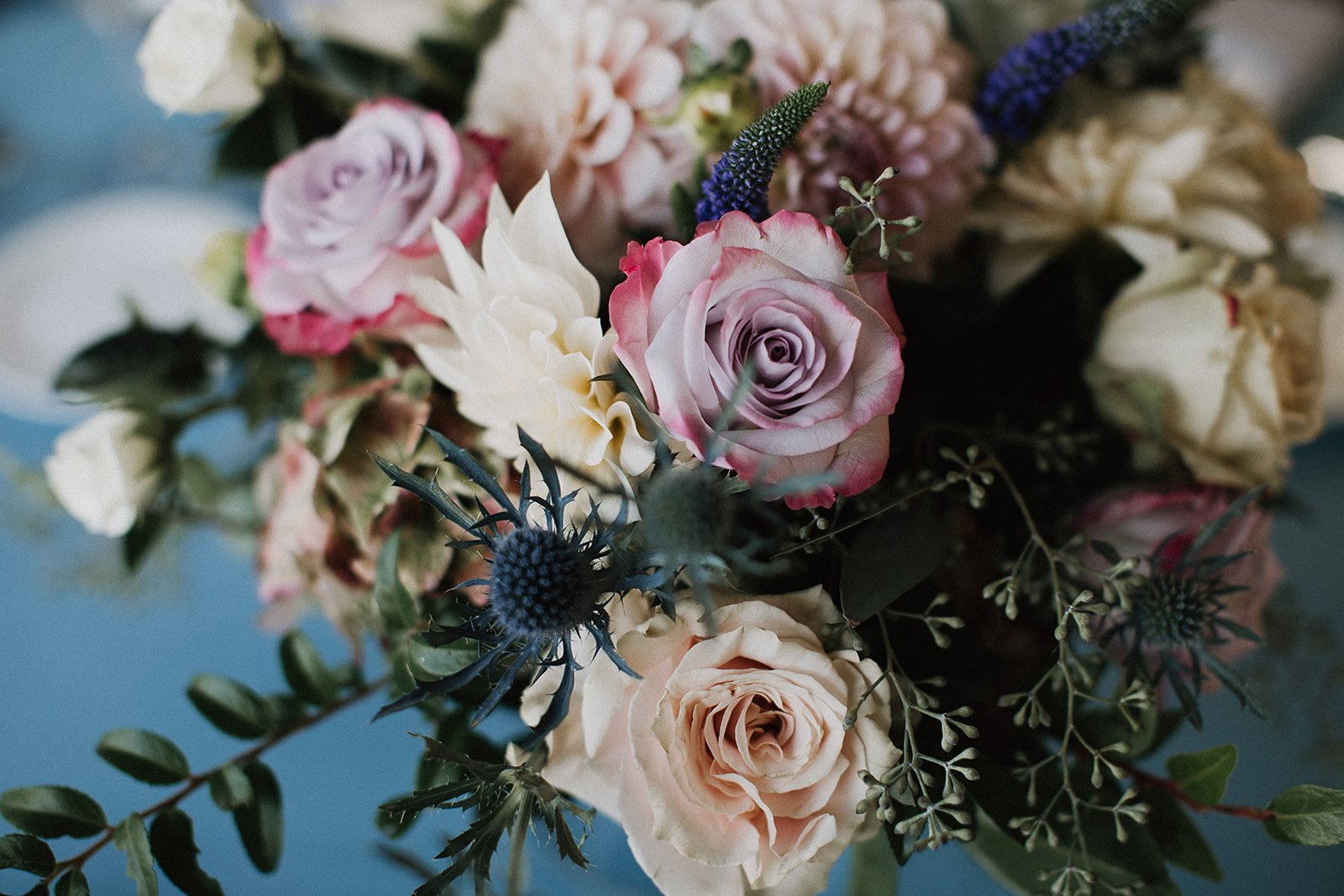 English Rose Floral Designs Centerpiece Cincinnati Wedding