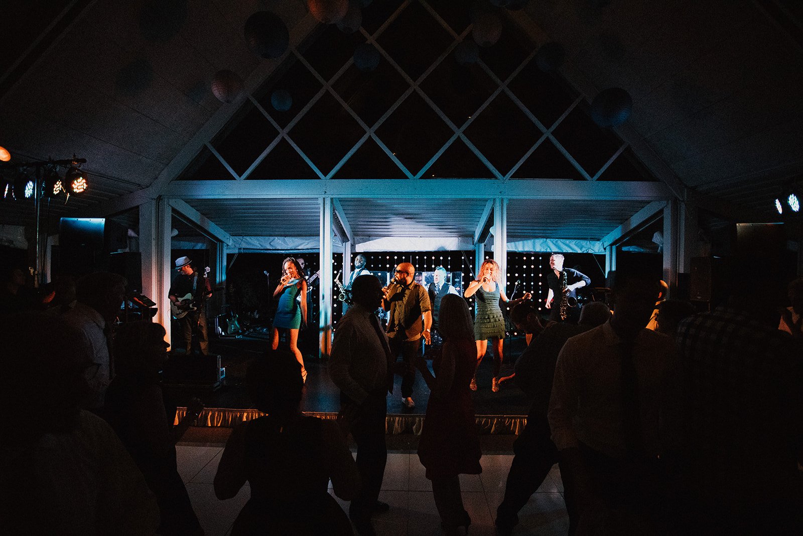 the sly band performing at wedding