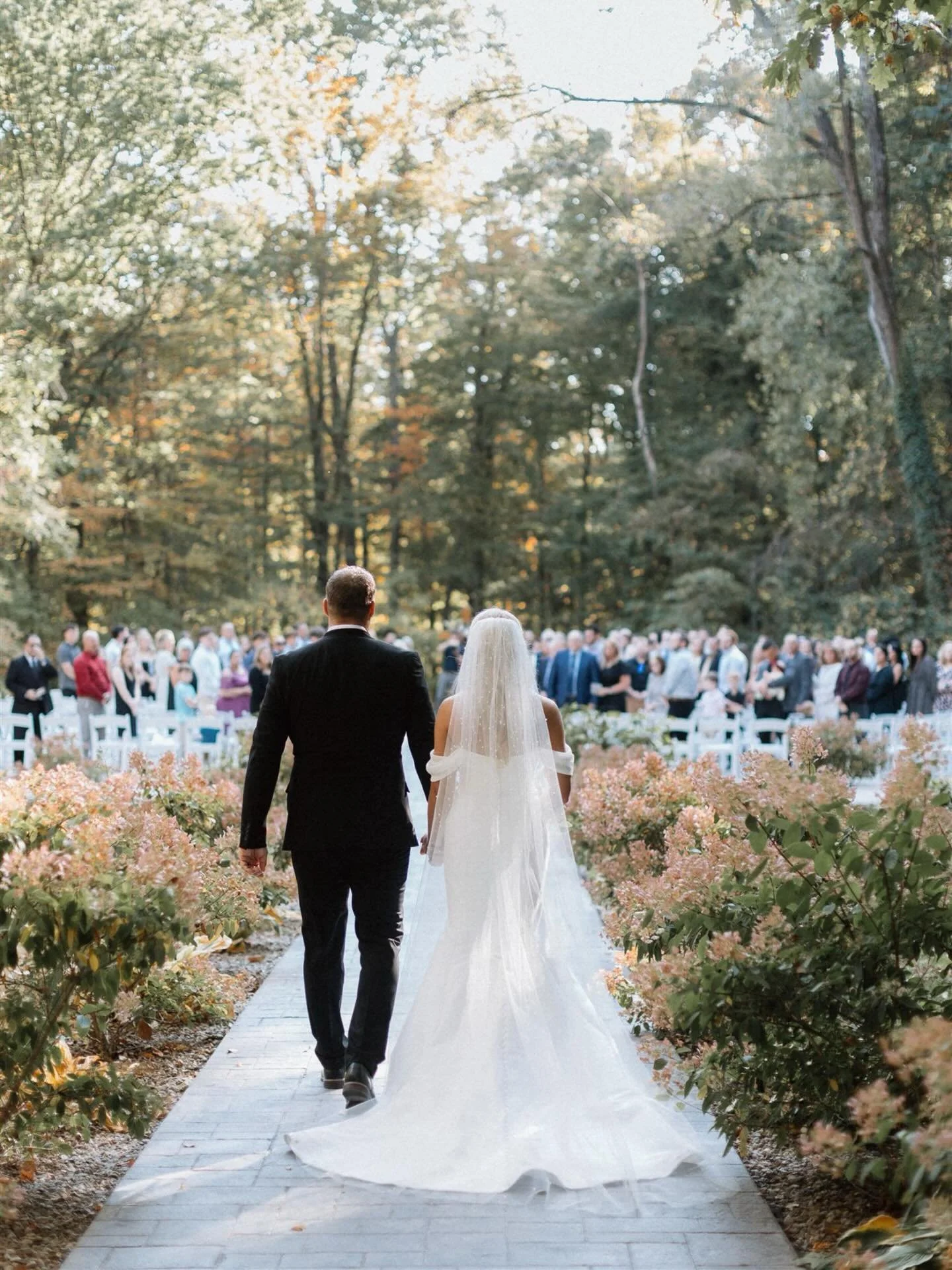 The Brook is an old church camp turned wedding venue, and while the space has seen some incredible upgrades, the heart of worship and togetherness still remains. 🤍 There couldn&rsquo;t have been a better backdrop for Amber + Levi&rsquo;s fall weddin