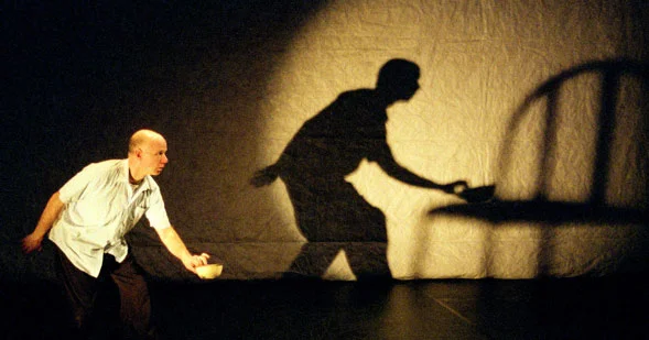 The man himself, Mr. Massingham performing in his Dora Award-winning creation Rough House. Photo credit to Nicole Stamp at blogTO, April 16, 2008.