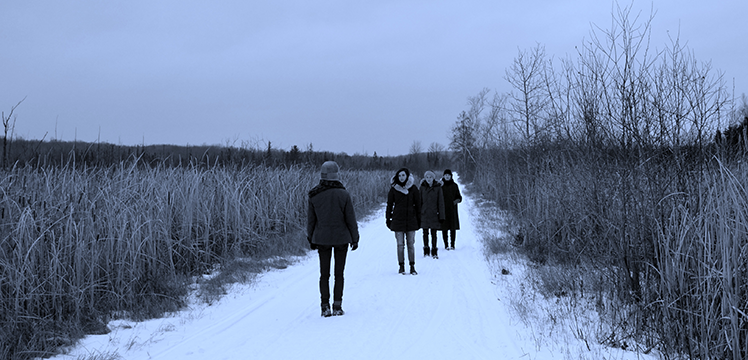 Four fabulous women in the unforgiving terrain that is the hell-sphere of Winter in Ottawa. Metaphor for the show? You'll have to see it to find out.