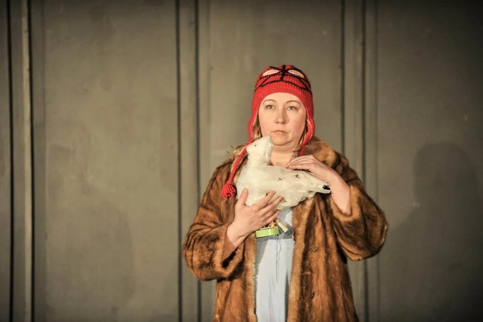 Catriona kicking some theatre butt at the 2017 Ottawa Theatre Challenge. Photo courtesy of A Company of Fools.