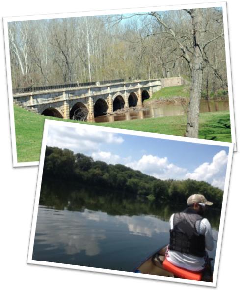 Antietam Aqueduct, photograph © Bryan Seipp Fisherman, photograph © Capitol Area Fishing