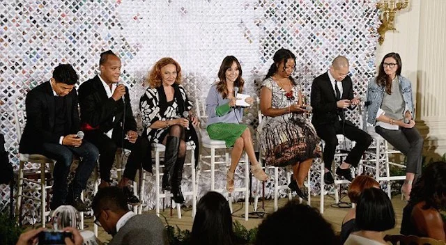 fashion panel: Jason Wu, Edward Wilkerson, Diane von Furstenberg, Tracy Reese, Prabal Gurung and Jenna Lyons. The panel, moderated by Lilliana Vazquez