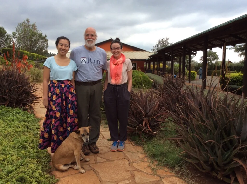 Dr. Thu (left) with Dr. Michael Rubenstein and Dr. Ali at FAME Medical