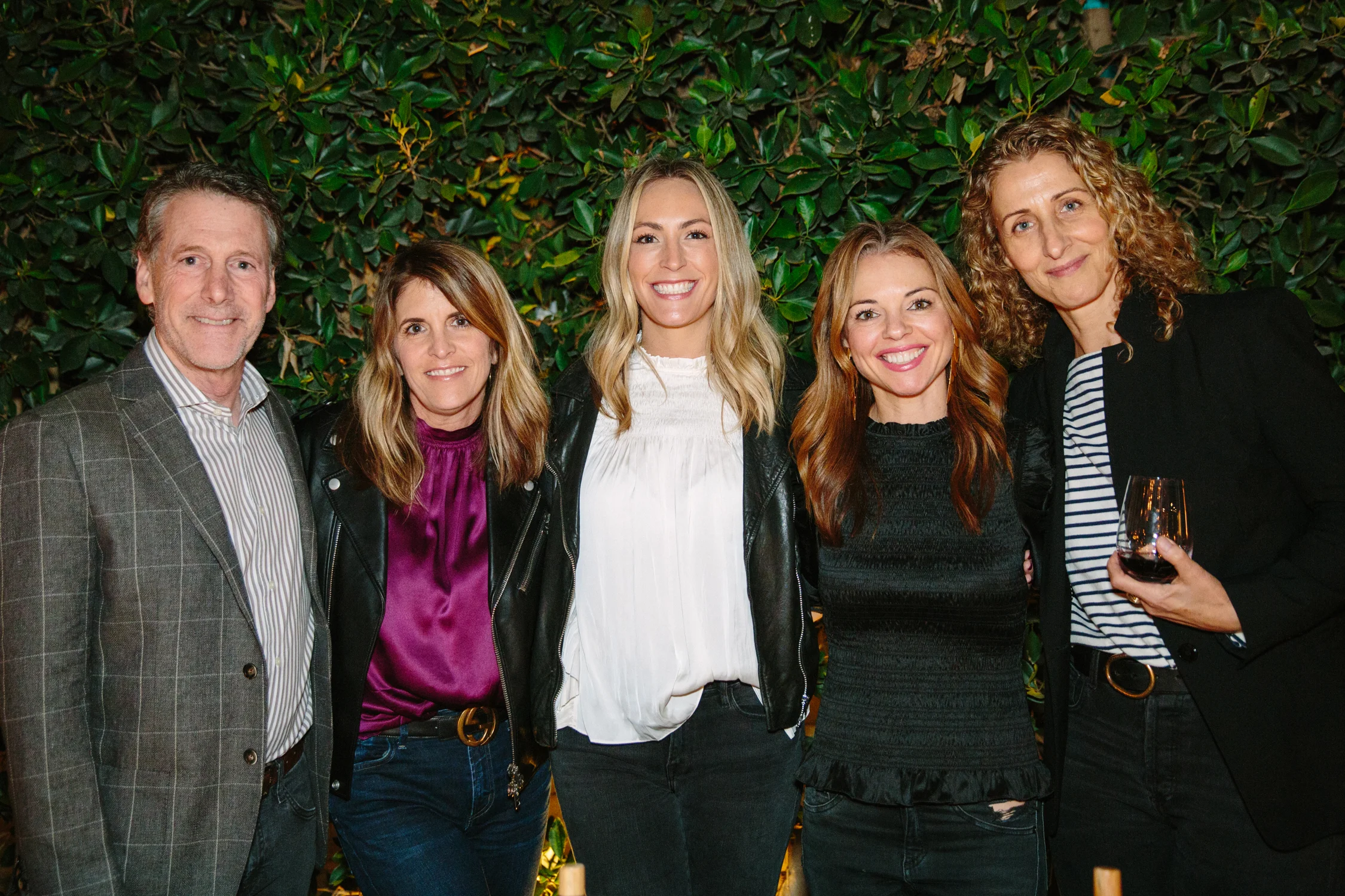 Russ Diamond, Andrea Stanford, design partners Brittany Zwickl and Shannon Wollack of Studio Life/Style, and Dana Joy Altman